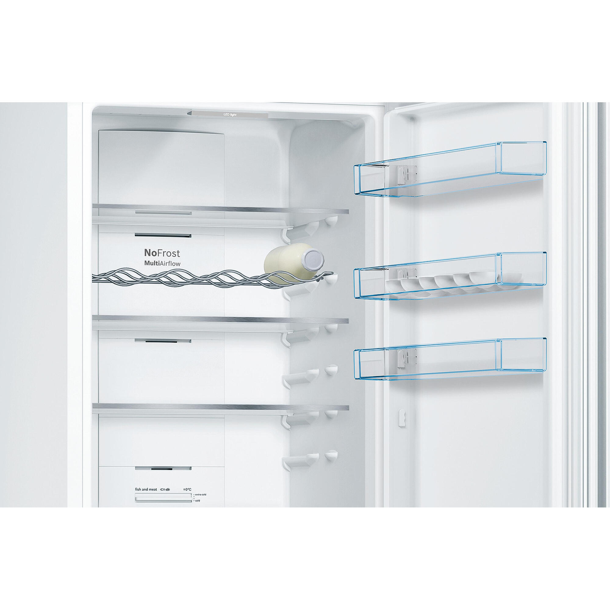 Frigorífico combi BOSCH KGN39VWEB No Frost 203cm 279L blanco clase E - 5