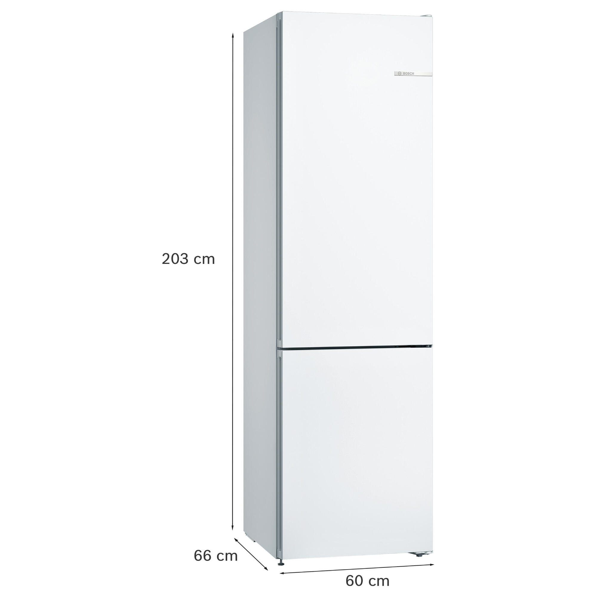 Frigorífico combi BOSCH KGN39VWEB No Frost 203cm 279L blanco clase E - 7