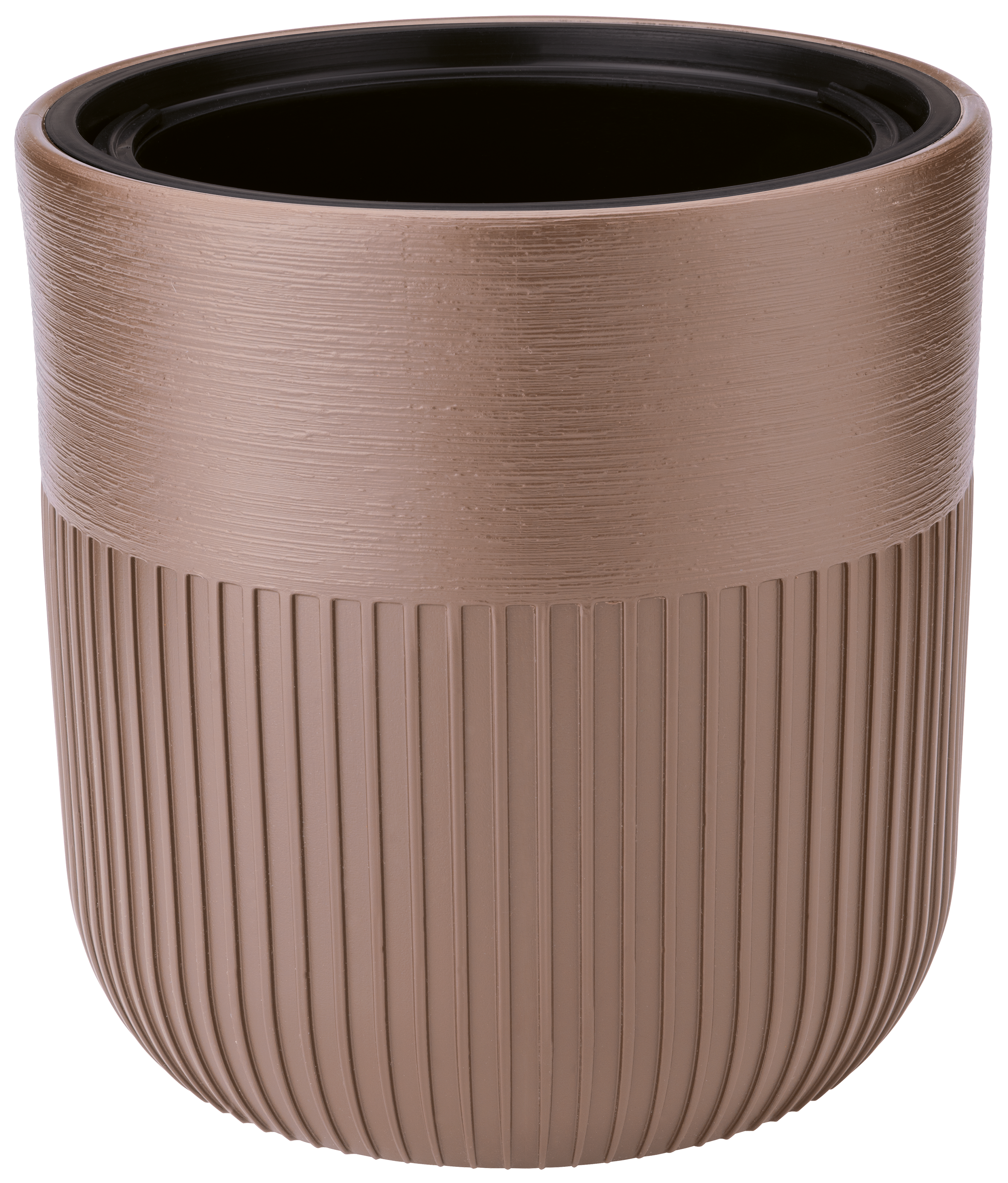 Doniczka Luca śr. 40cm mleczne kakao Form-Plastic