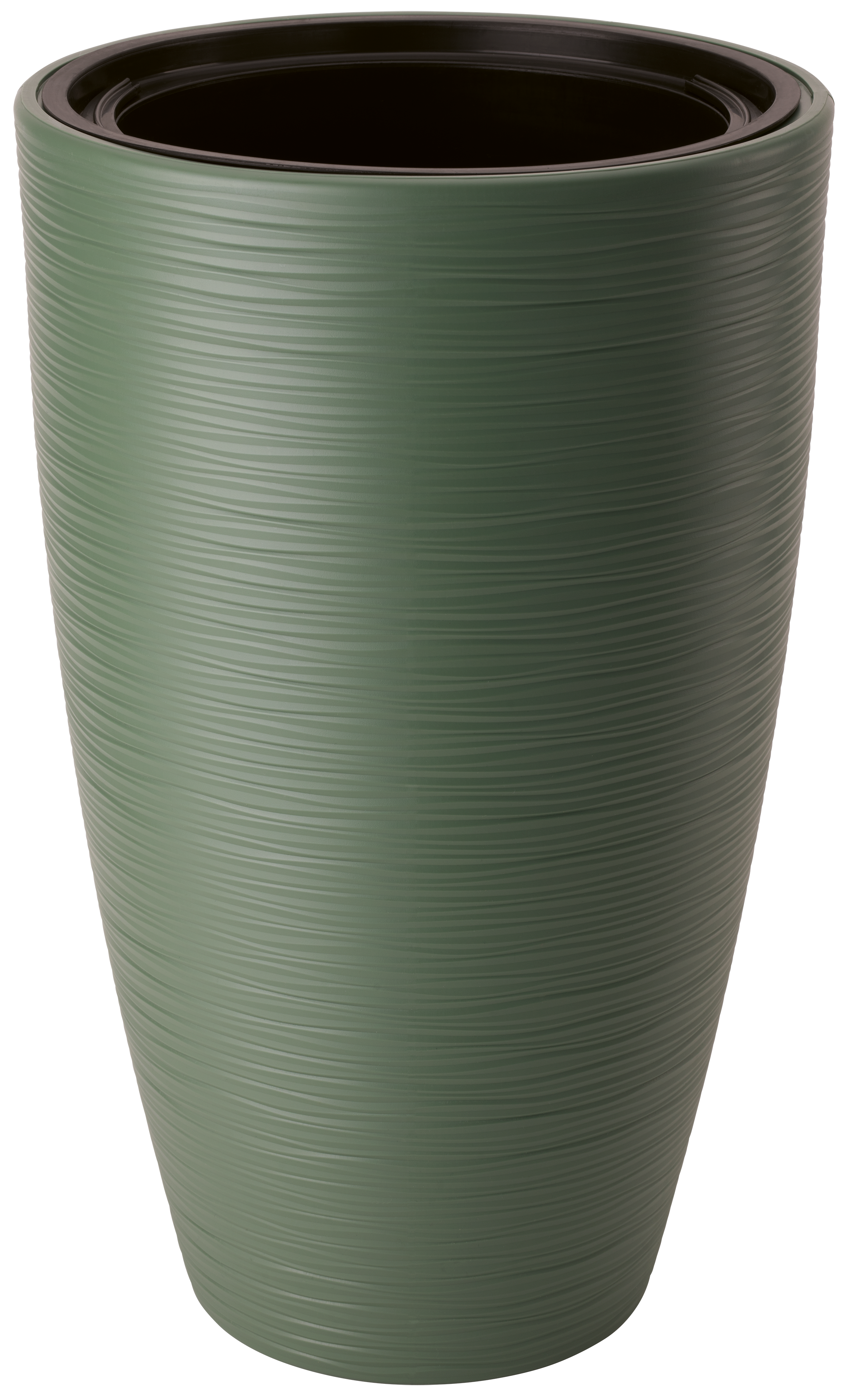 Doniczka z wkładem Gobi Slim śr. 40cm zielona herbata Form-Plastic