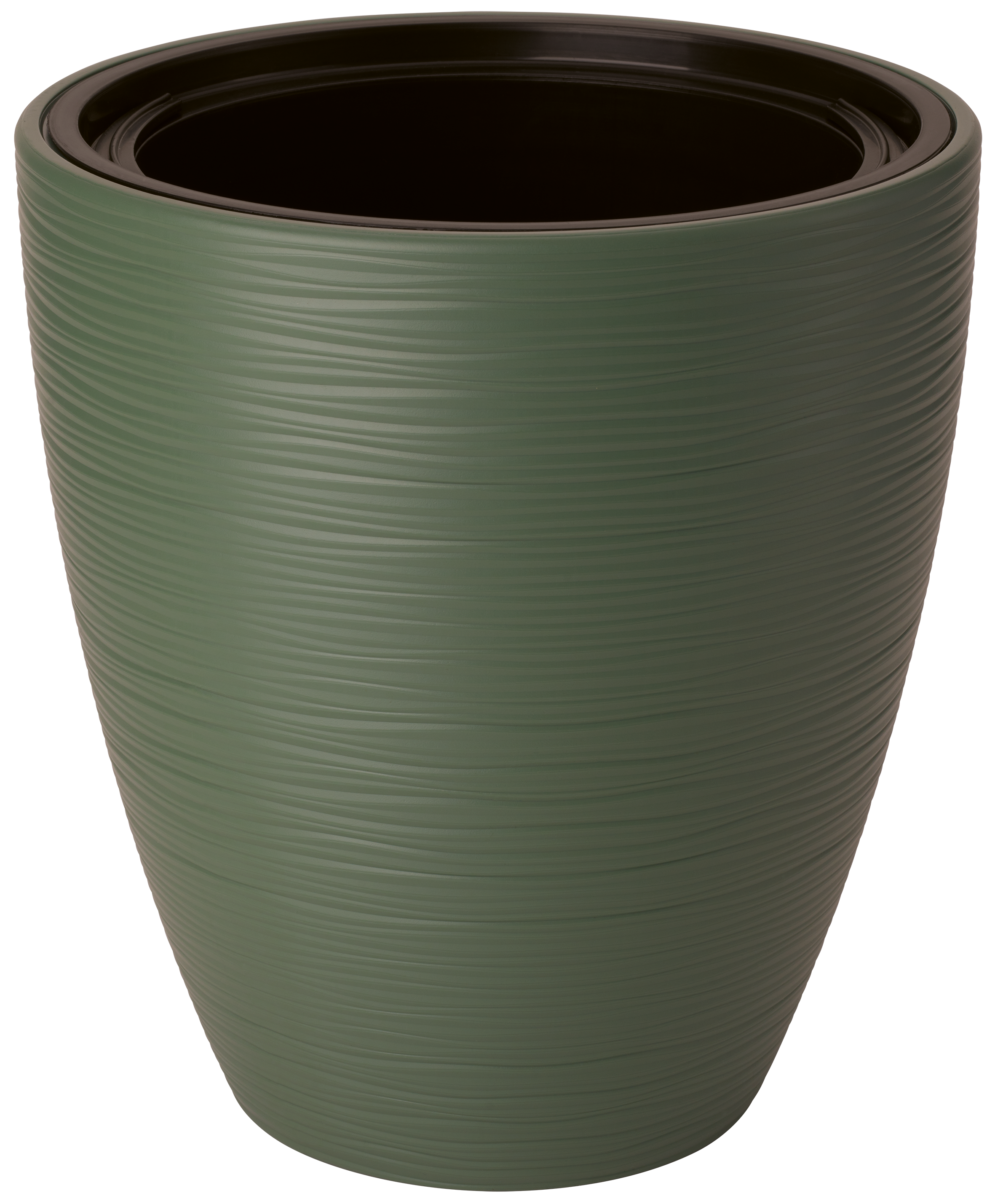 Doniczka z wkładem Gobi śr. 40cm zielona herbata Form-Plastic