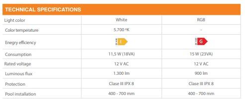 LAMPARA PLANA LED BLANCO 11W - 2