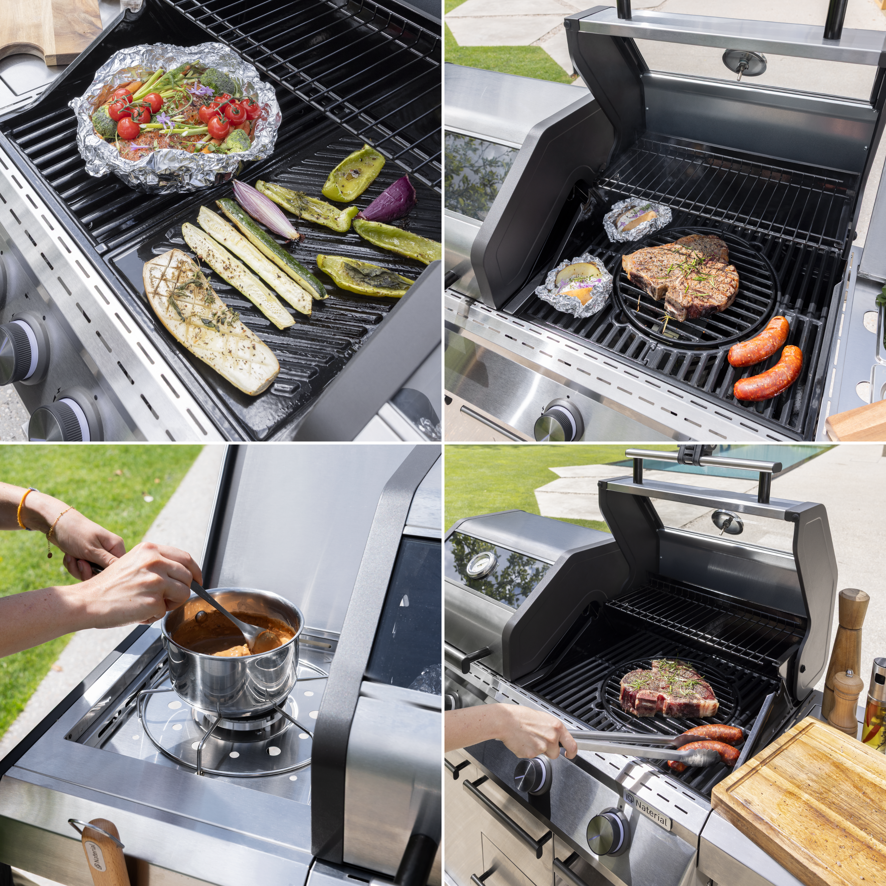 Barbecue a gas Hudson II NATERIAL 4 bruciatori - 6