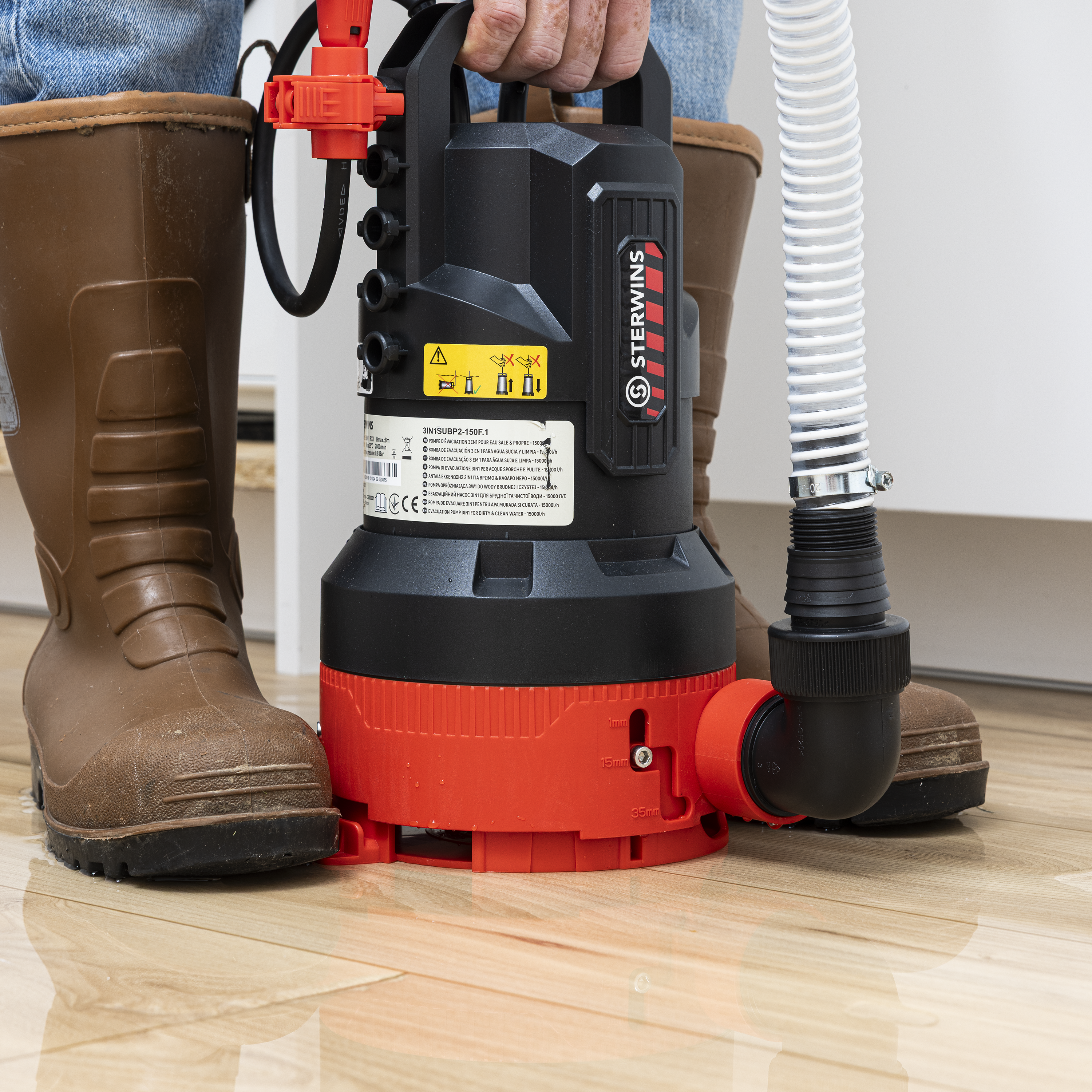 Pompa drenażowa do wody czystej i brudnej 15000 l/h 550W Sterwins - 5
