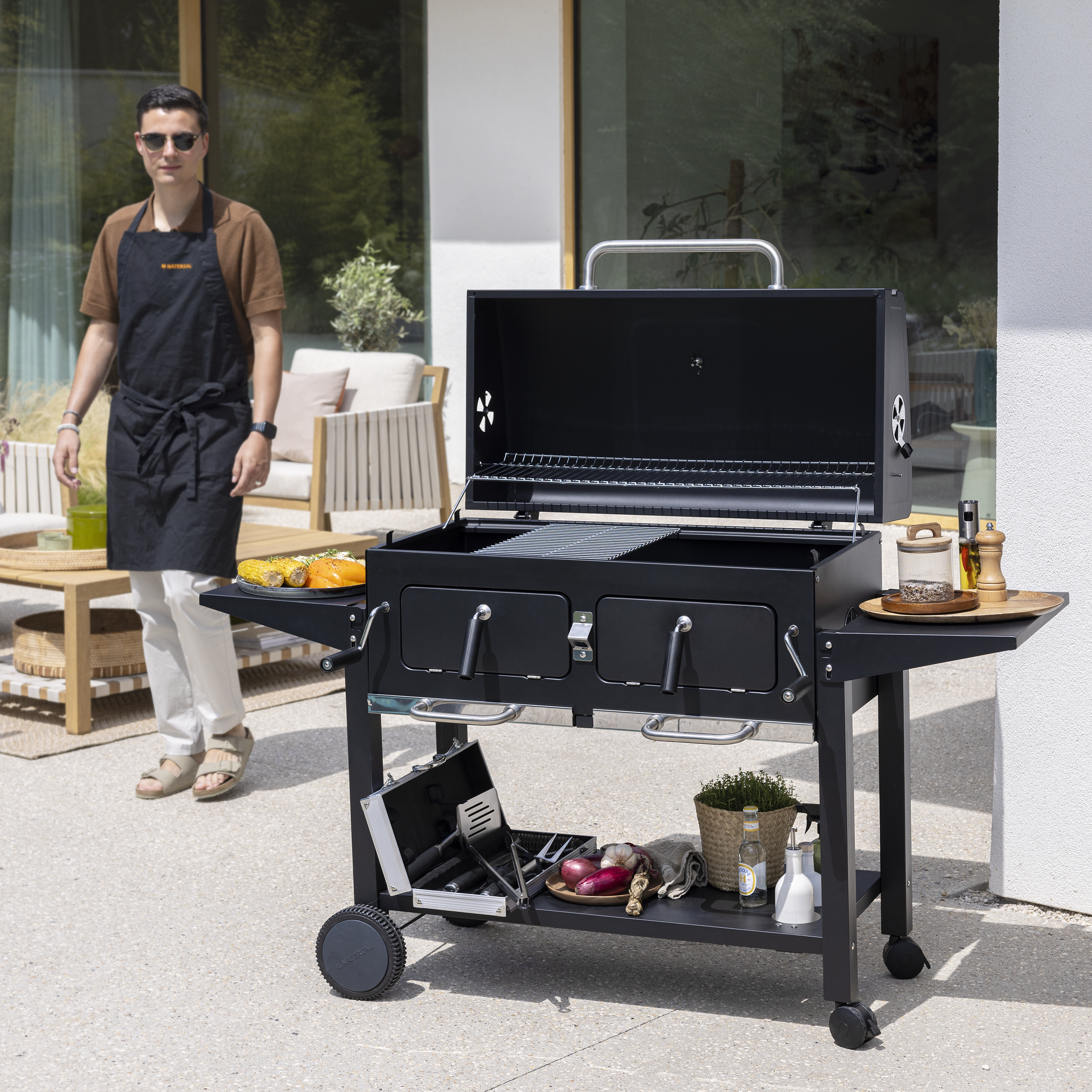 Barbecue a carbonella Centaurus King 2 NATERIAL - 4
