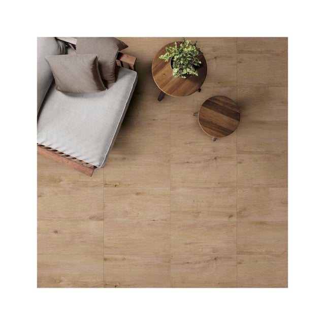 Piastrella da pavimento e rivestimento interno 31 x 62 cm Sp. 7.4 mm Vanilla in gres porcellanato beige opaco traffico intenso (pei 4/5) R9 1.54 mq