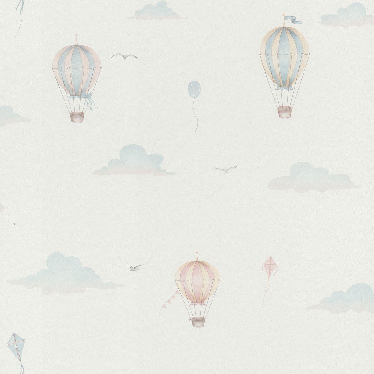 Papel pintado tapiz aplicación cola en pared Infantil 302622 multicolor  RASCH 53cmx10m lavable - 2