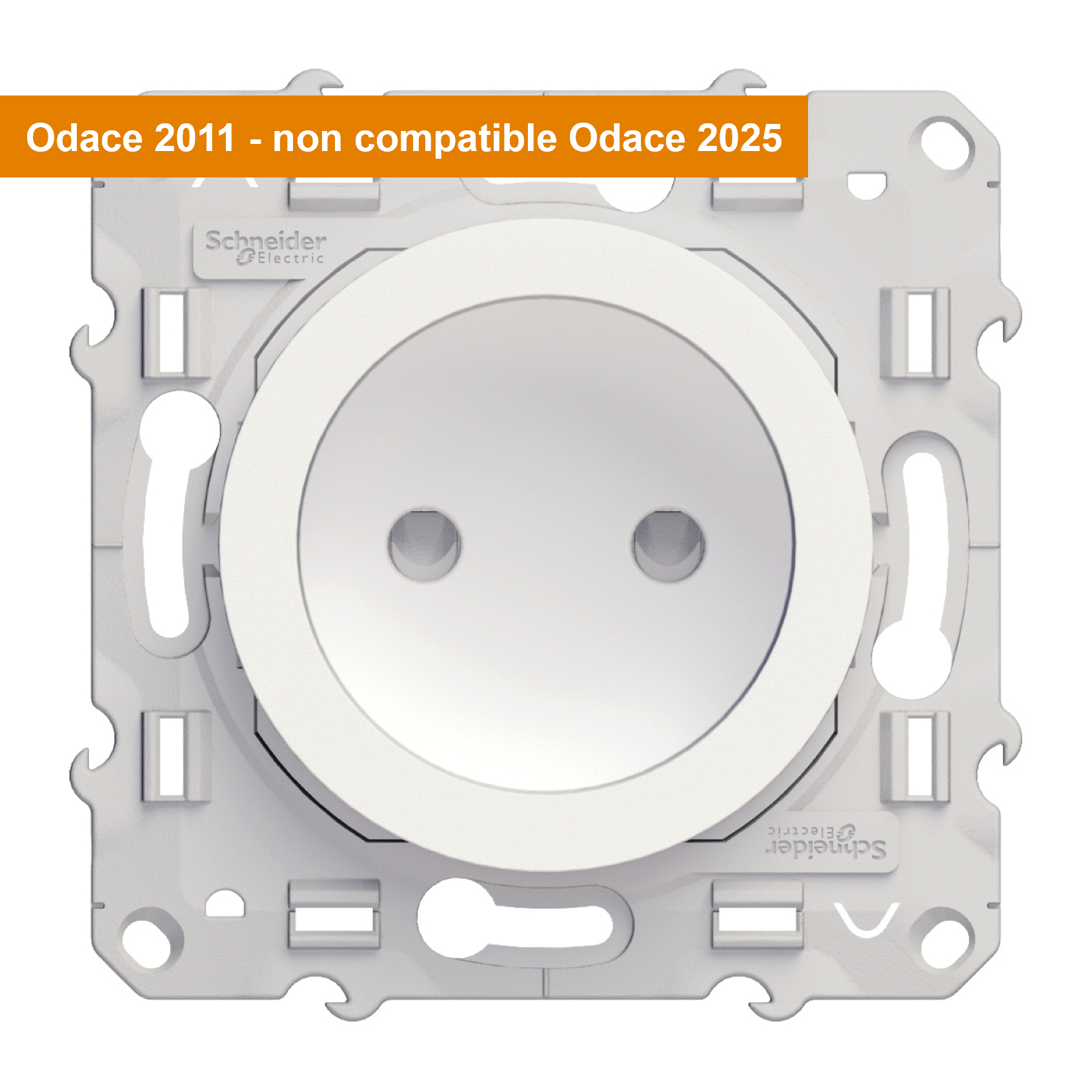 Prise de courant 2P ODACE - SCHNEIDER ELECTRIC - 2