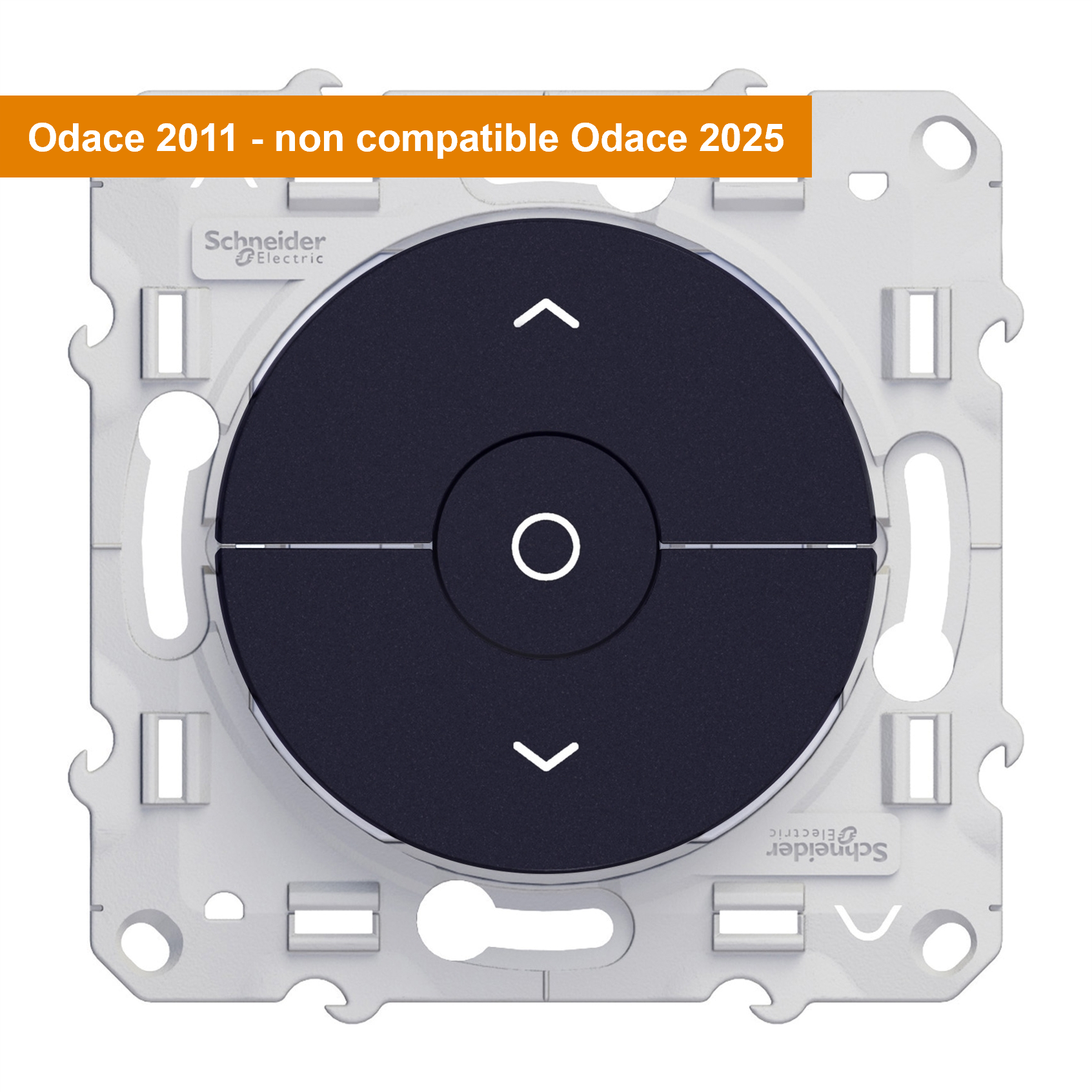 Interrupteur volet roulant anthracite Odace - SCHNEIDER ELECTRIC - 2