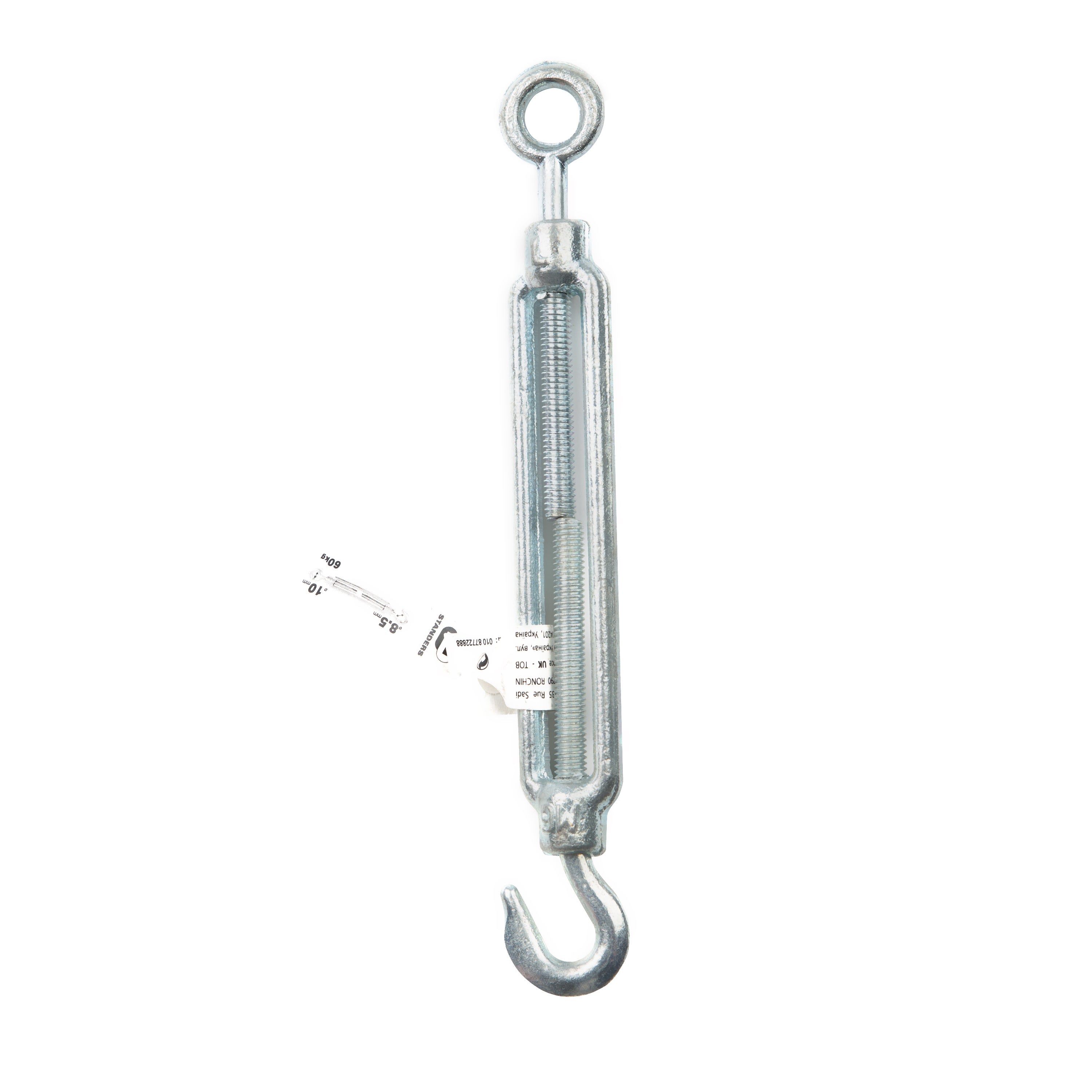 Tenditore per cavo gancio/occhio STANDERS CW13-2X in acciaio zincato  Ø 6 mm 60 kg - 3