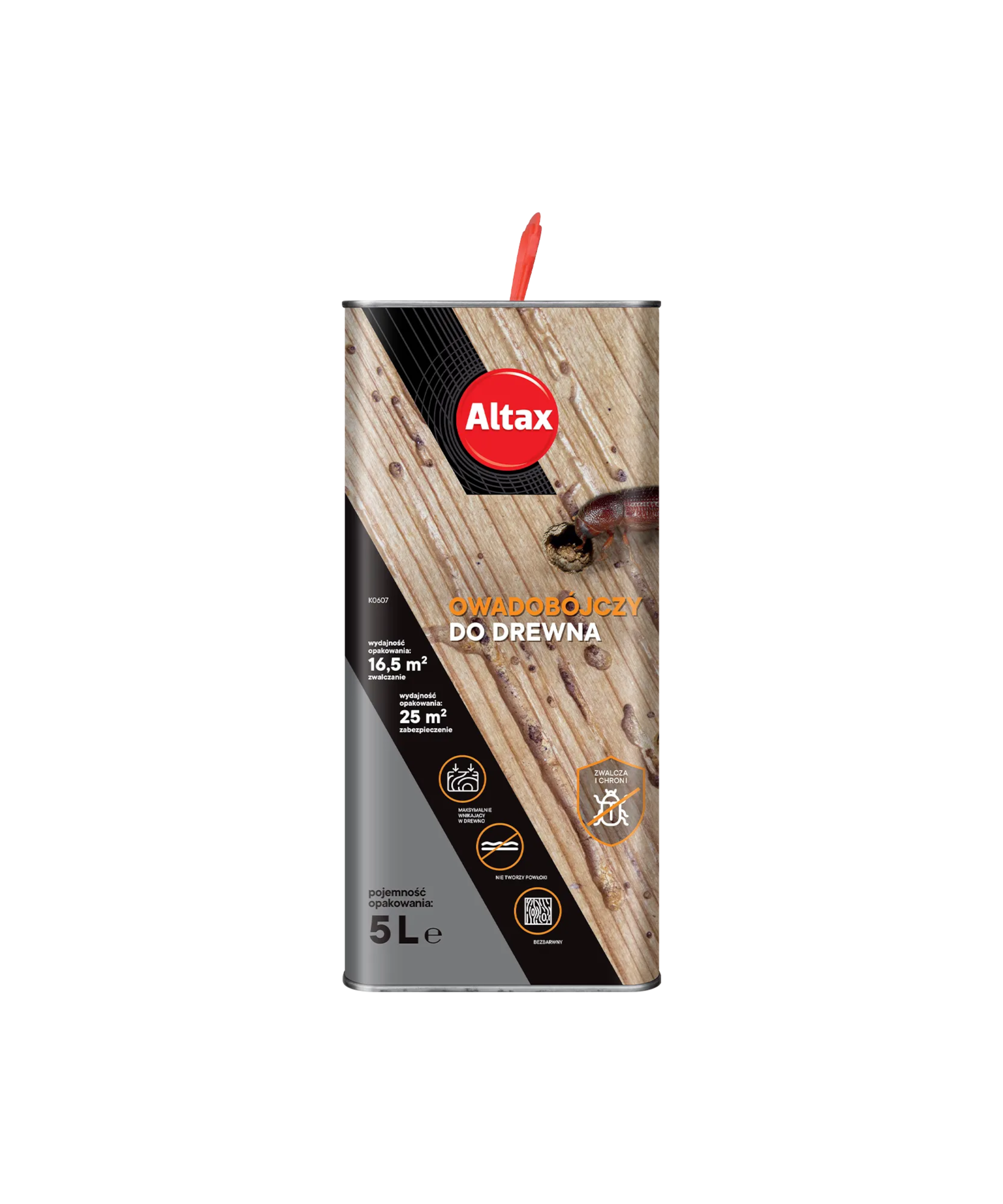 Preparat do drewna OWADOBÓJCZY 5 l ALTAX