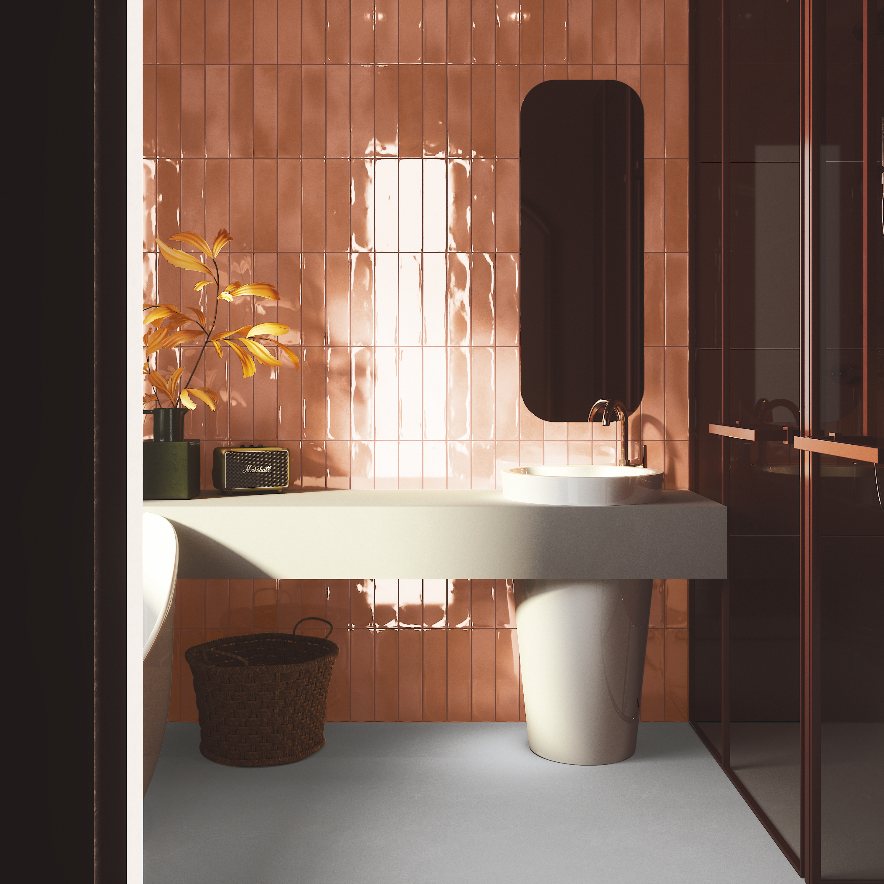 Carrelage mur intérieur Bricklane Terra effet zellige l.7.4 x L.30.1 cm ARTENS - 2