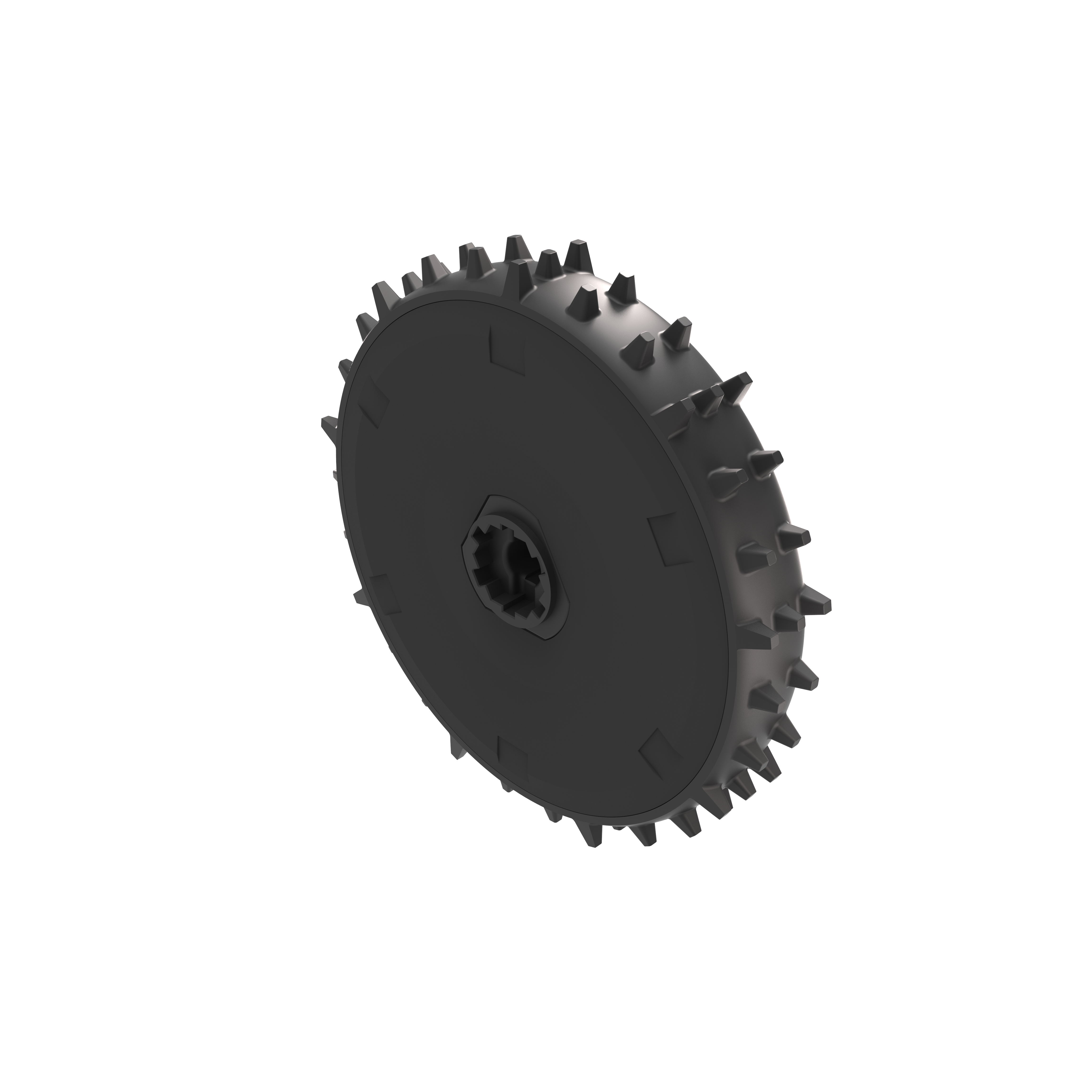 Roues tout-terrain pour robot tondeuse WORX VISION CLOUD 2WD modèle S/M - WA0965 - 2