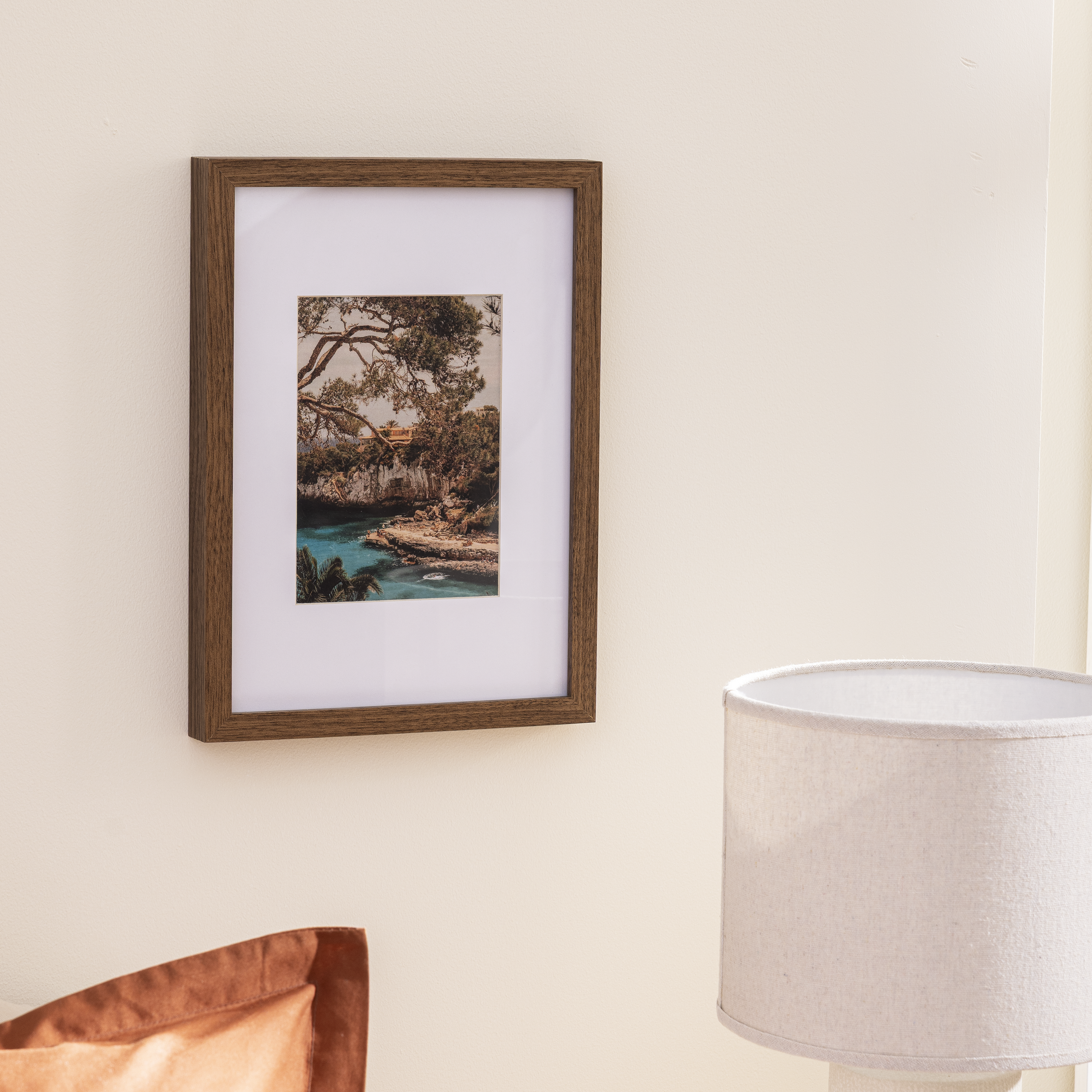 Marco con Passepartout Milo nogal INSPIRE 20x20cm - 3