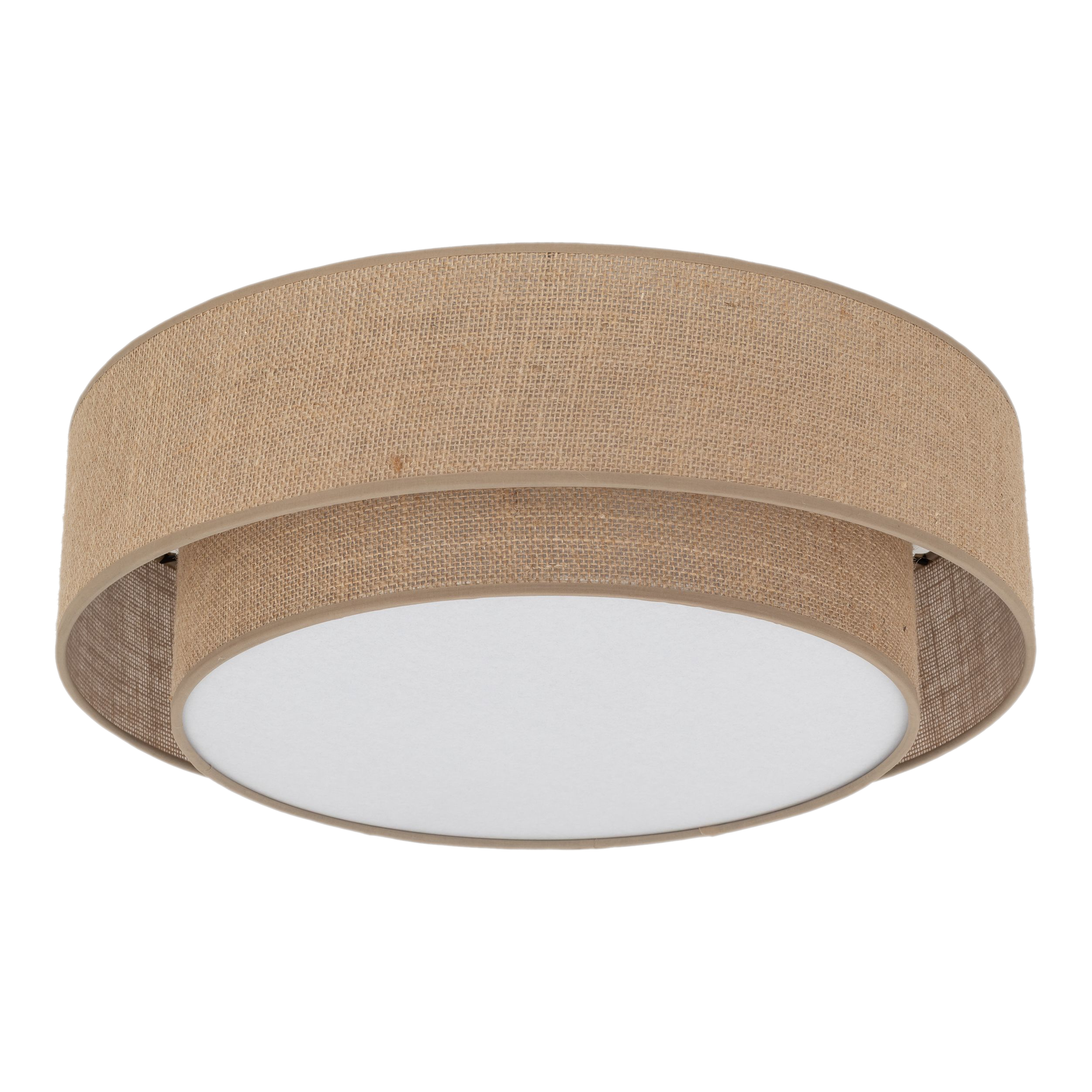 Plafon Calisto 4xE27 Juta śr. 50 cm Tk Lighting
