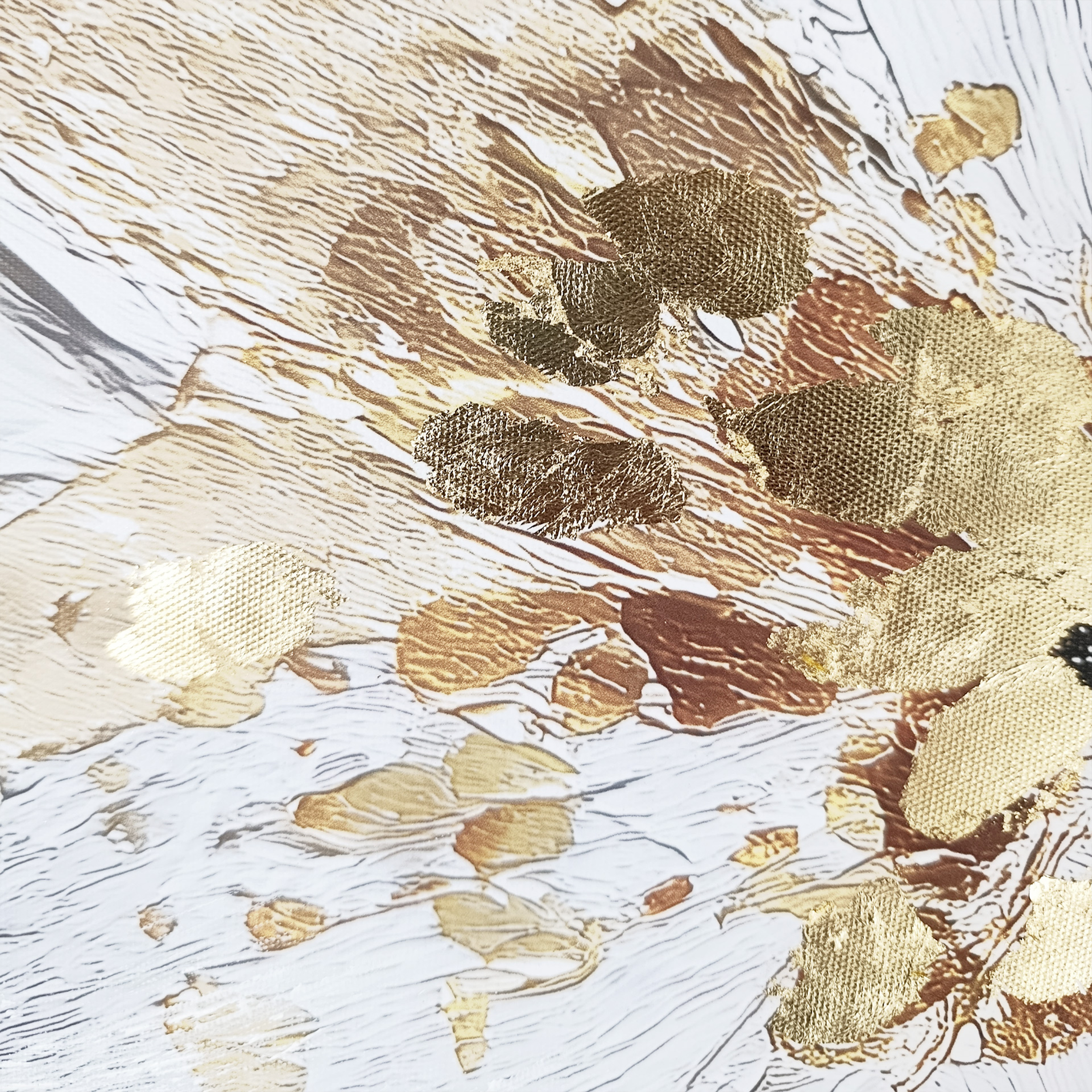 Obraz ręcznie malowany Kwiaty Petal Glow 70 x 100 cm - 5