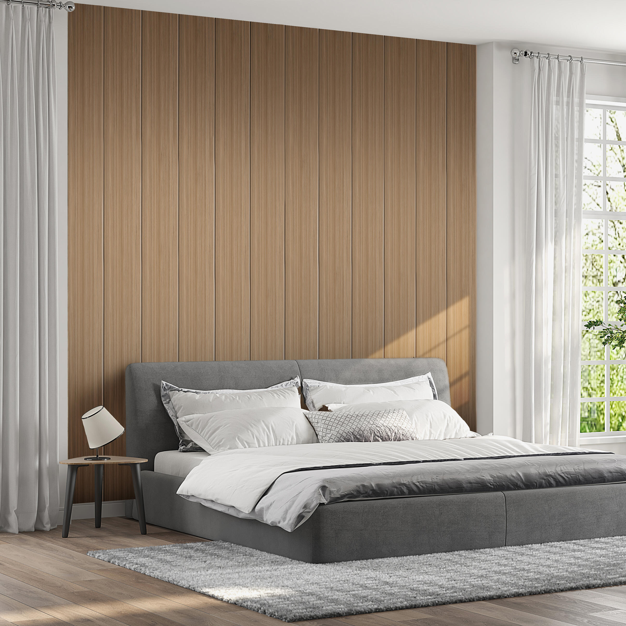 Panele ścienne 3D MDF 270x20 cm Elano Dąb Storsund - 2