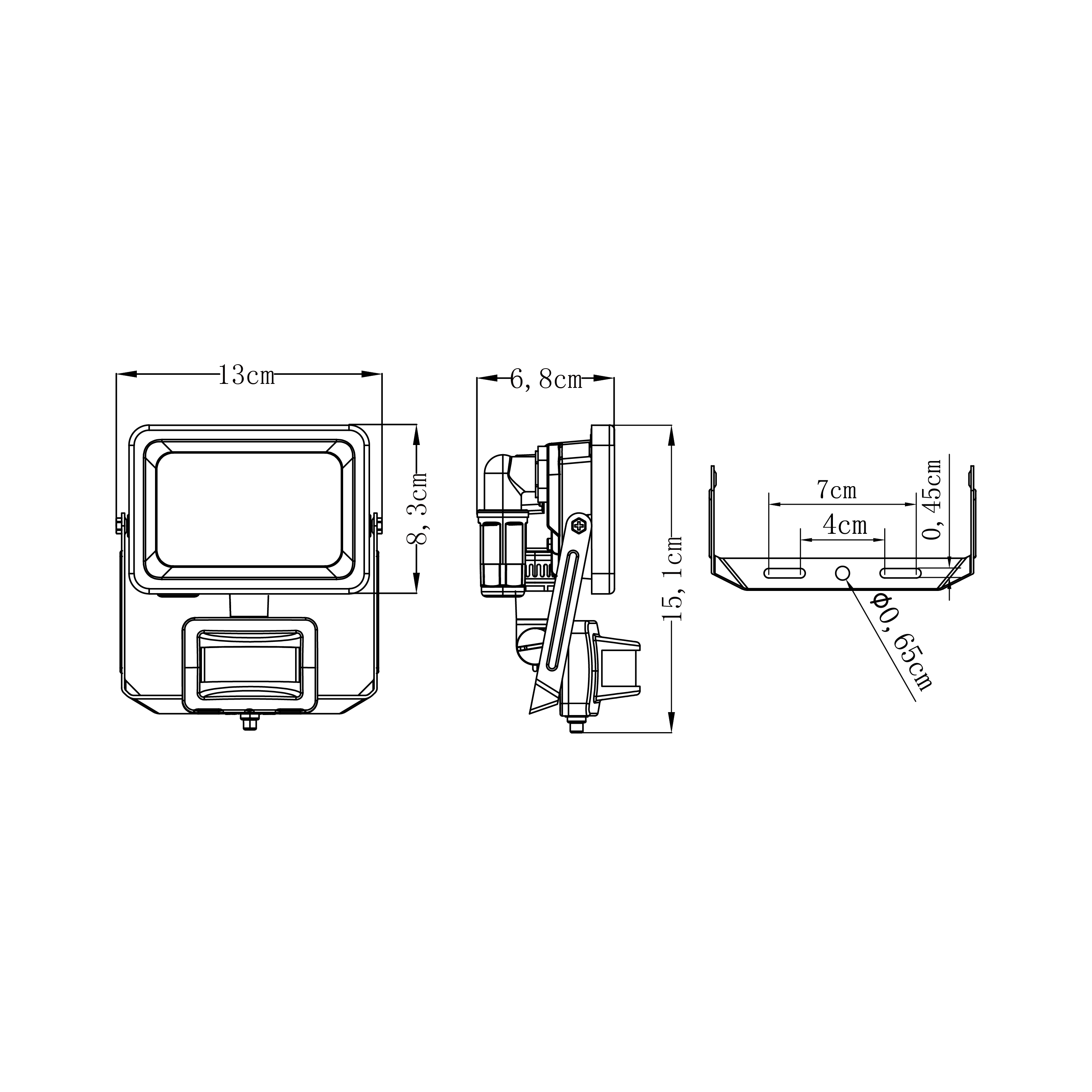 Projetor de exterior Yonkers 4050lm cct ip65 alumínio cinzento Inspire - 10