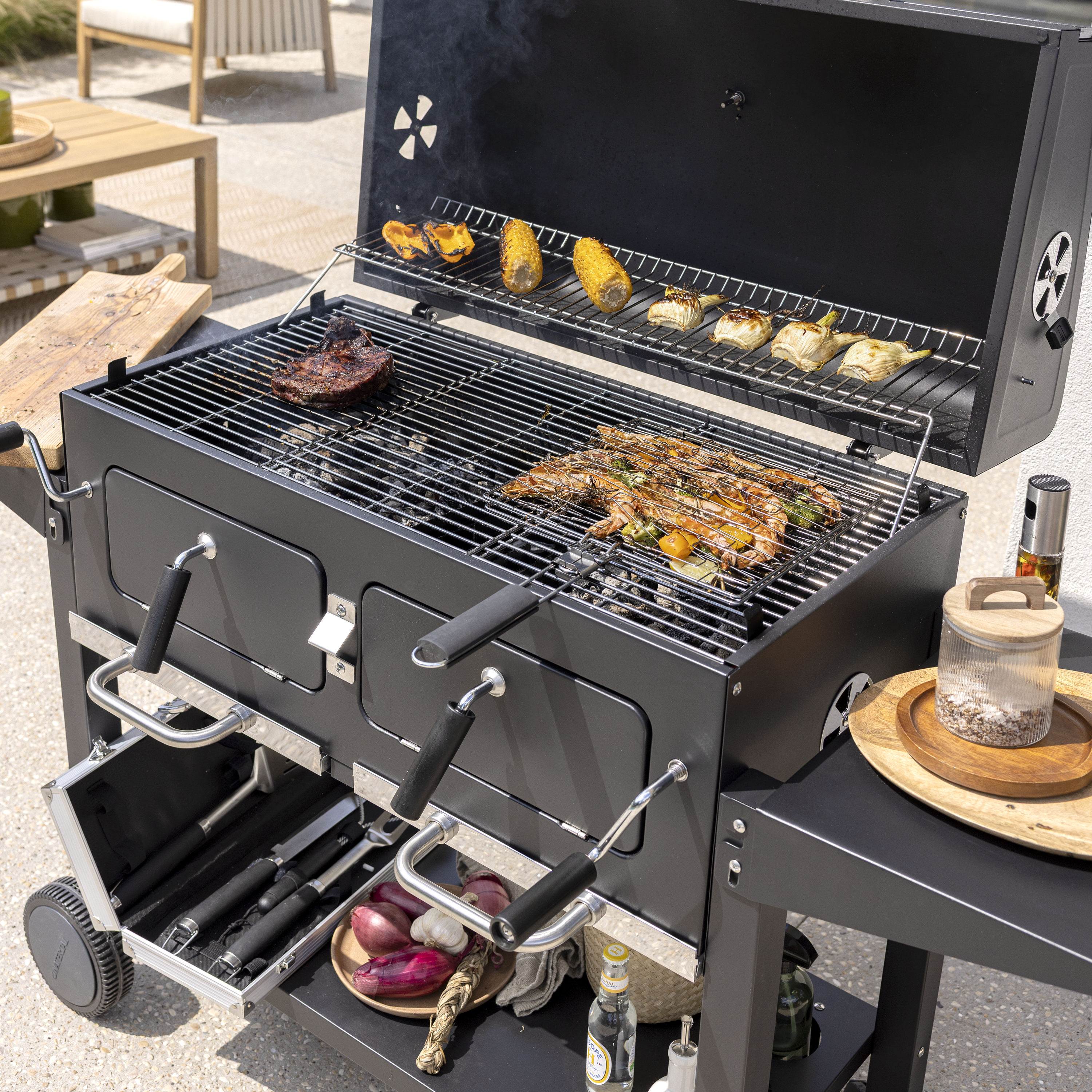 Barbecue a carbonella Centaurus King 2 NATERIAL - 22
