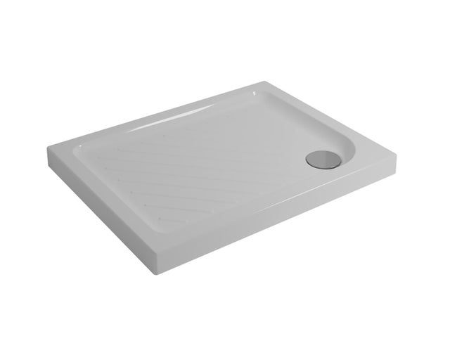 Piatto doccia CERAMICA DOLOMITE in ceramica ITALIA bianco L 100 x L 70 cm lucido
