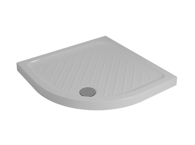 Piatto doccia CERAMICA DOLOMITE in ceramica ITALIA bianco L 90 x L 90 cm lucido