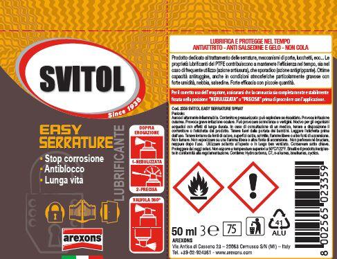 Lubrificante e sbloccante SVITOL 2345 spray 50 ml - 2