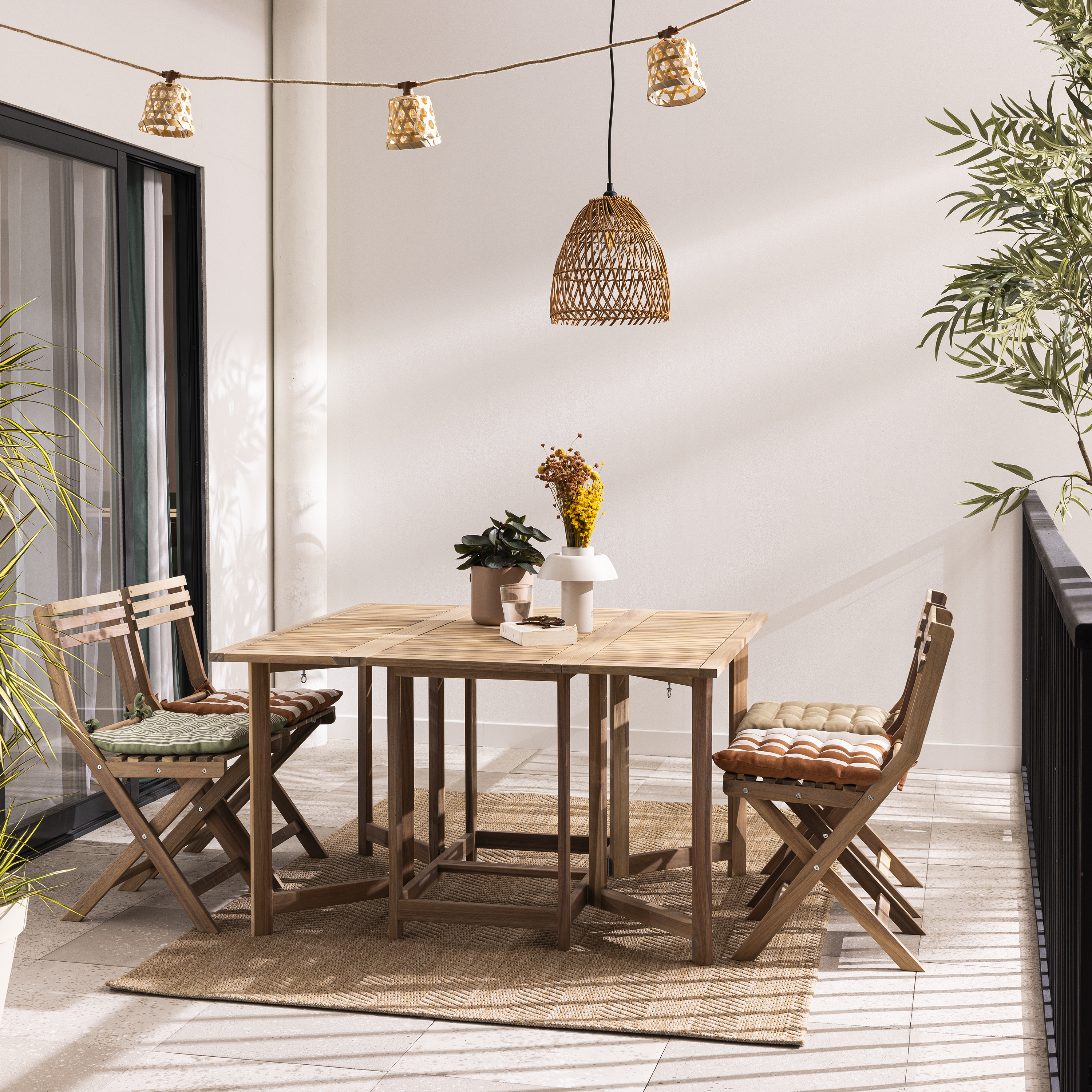 Ghirlanda solare INSPIRE Riberia , cavo 8 m - 4