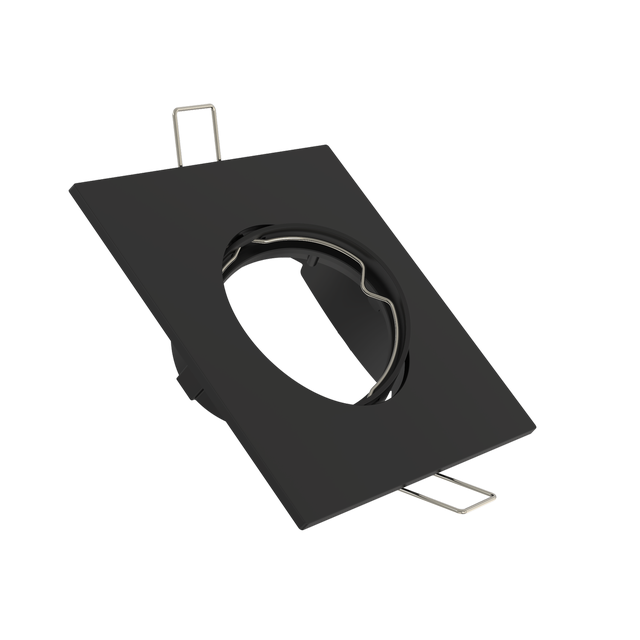 Pierścień podtynkowy Davia GU10 10.2 cm czarny IP20 Inspire