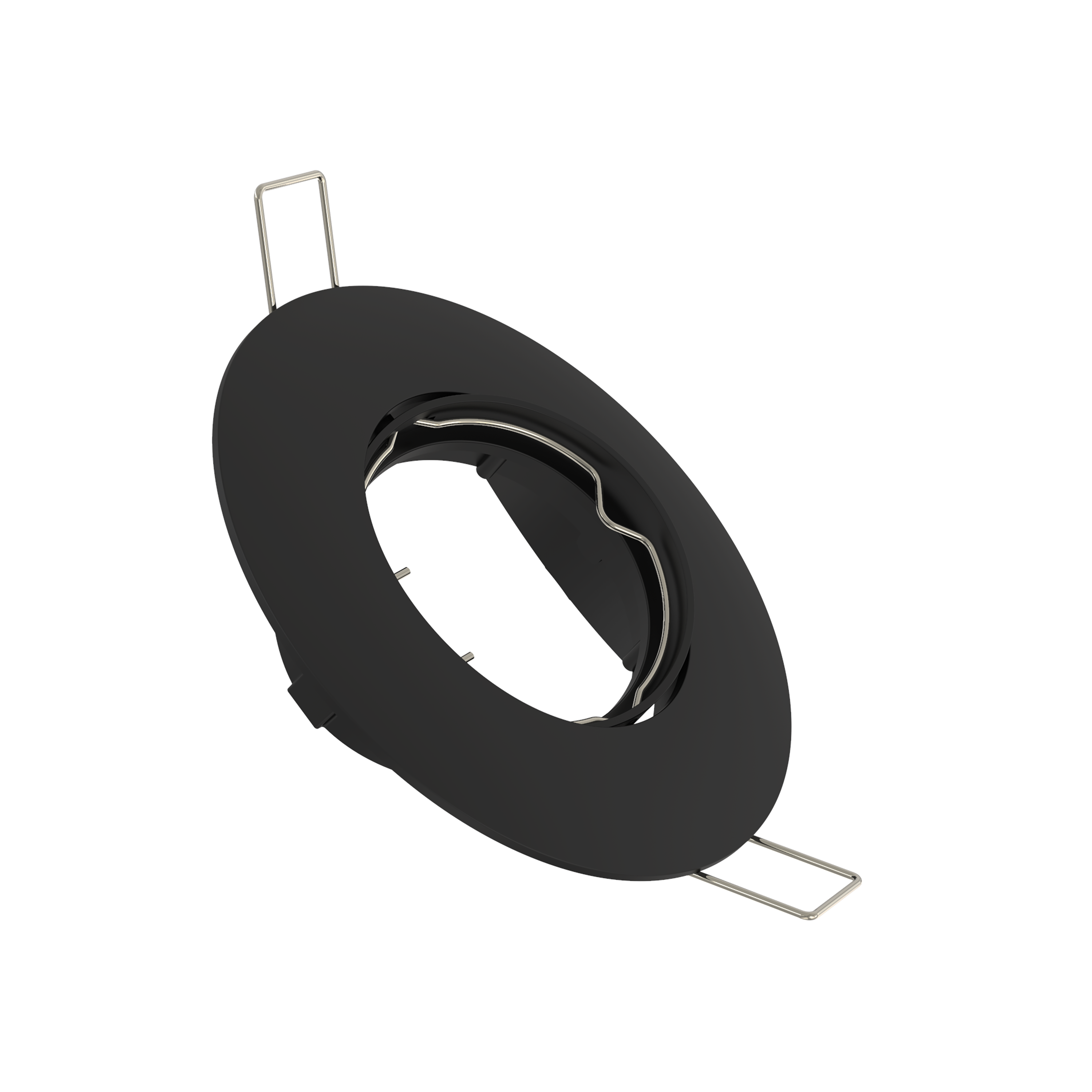 Pierścień podtynkowy Davia GU10 10.2 cm czarny IP20 Inspire
