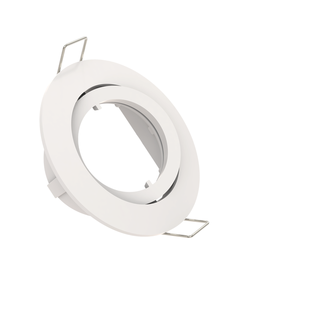 Aro para foco de encastrar sem lâmpada Bama Inspire GU10 1 luz 8,8cm branco