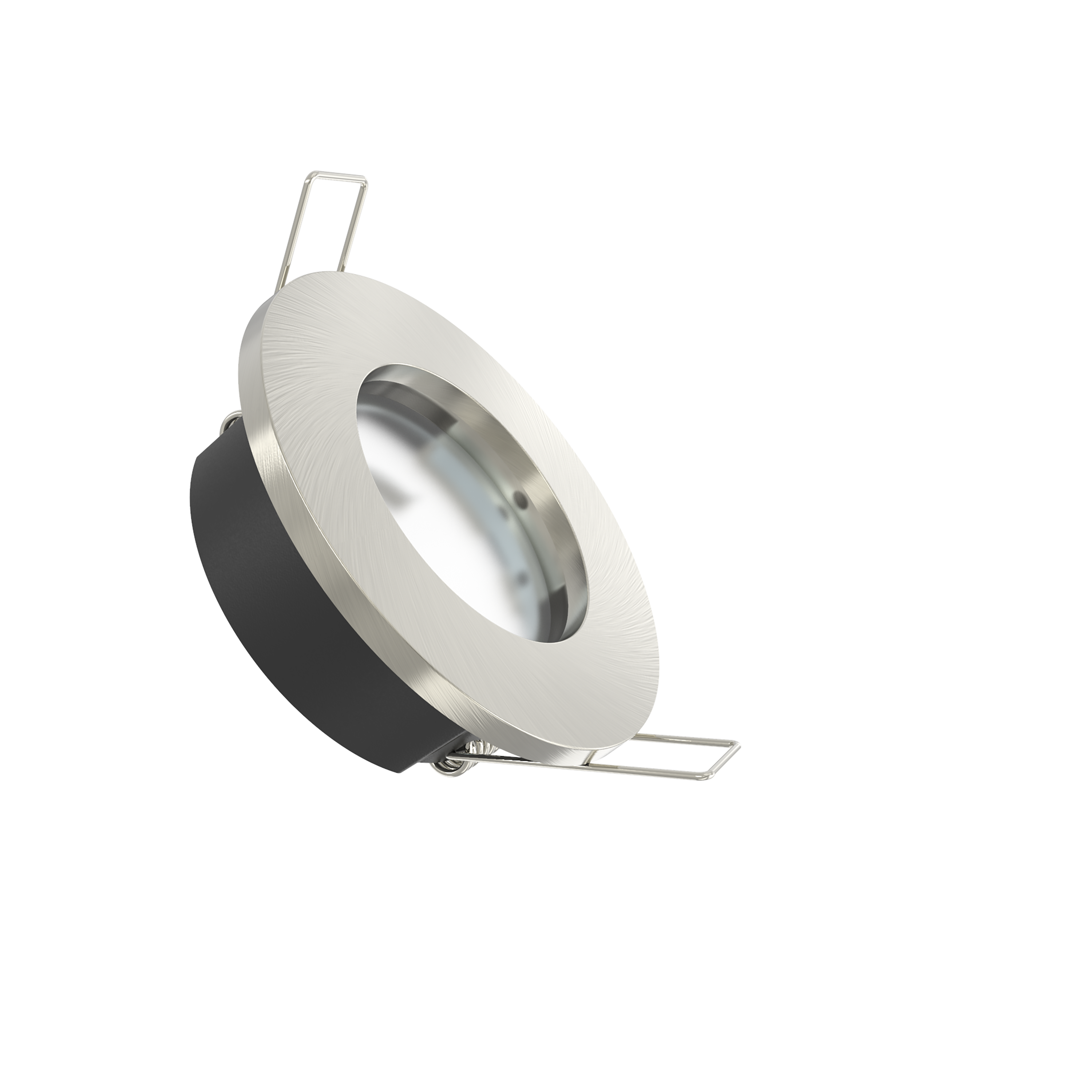 Oprawa wpuszczana Lecco GU10 8 cm nikiel IP65 Inspire