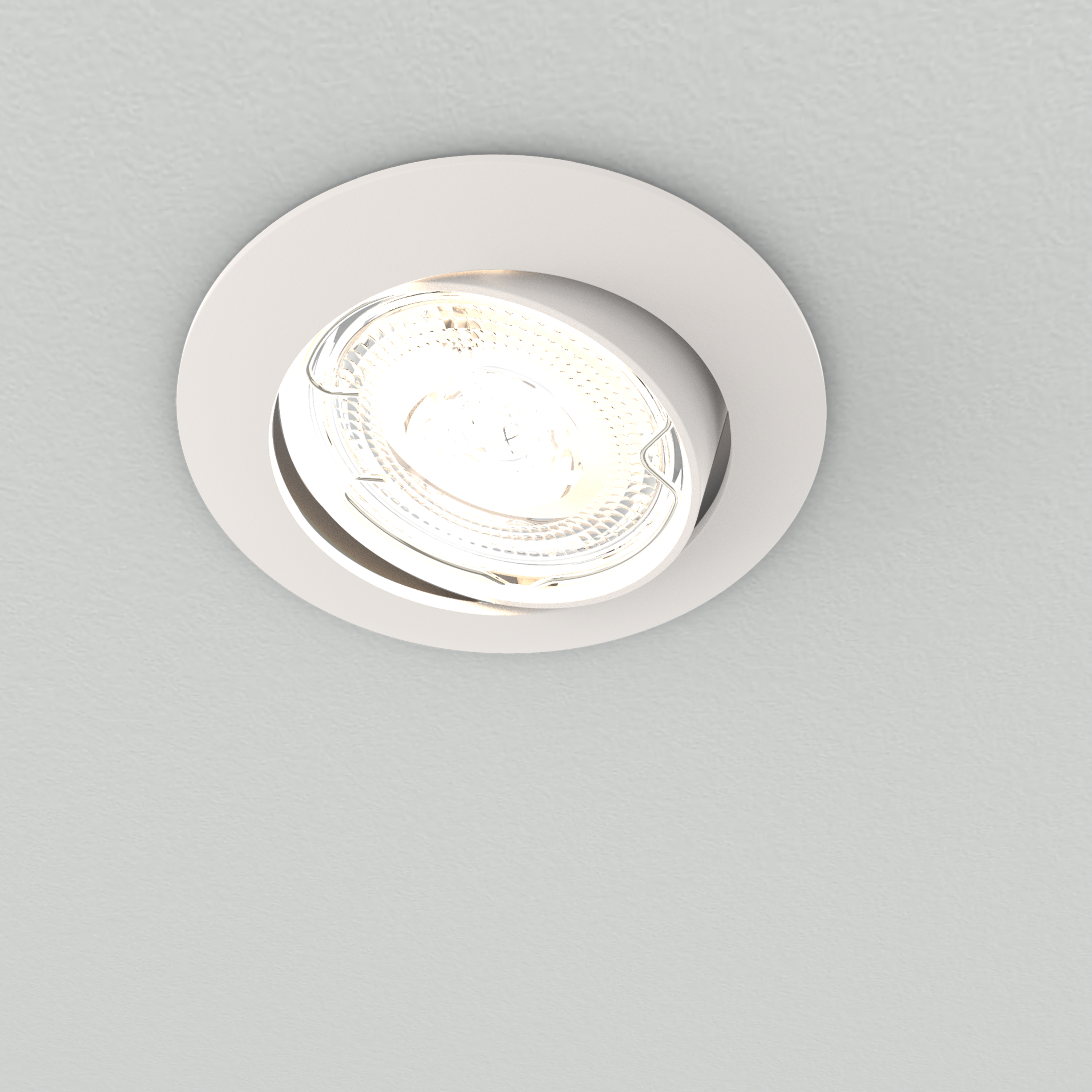 10 spots encastrés GU10 Clane orientable blanc neutre INSPIRE rond blanc - 2