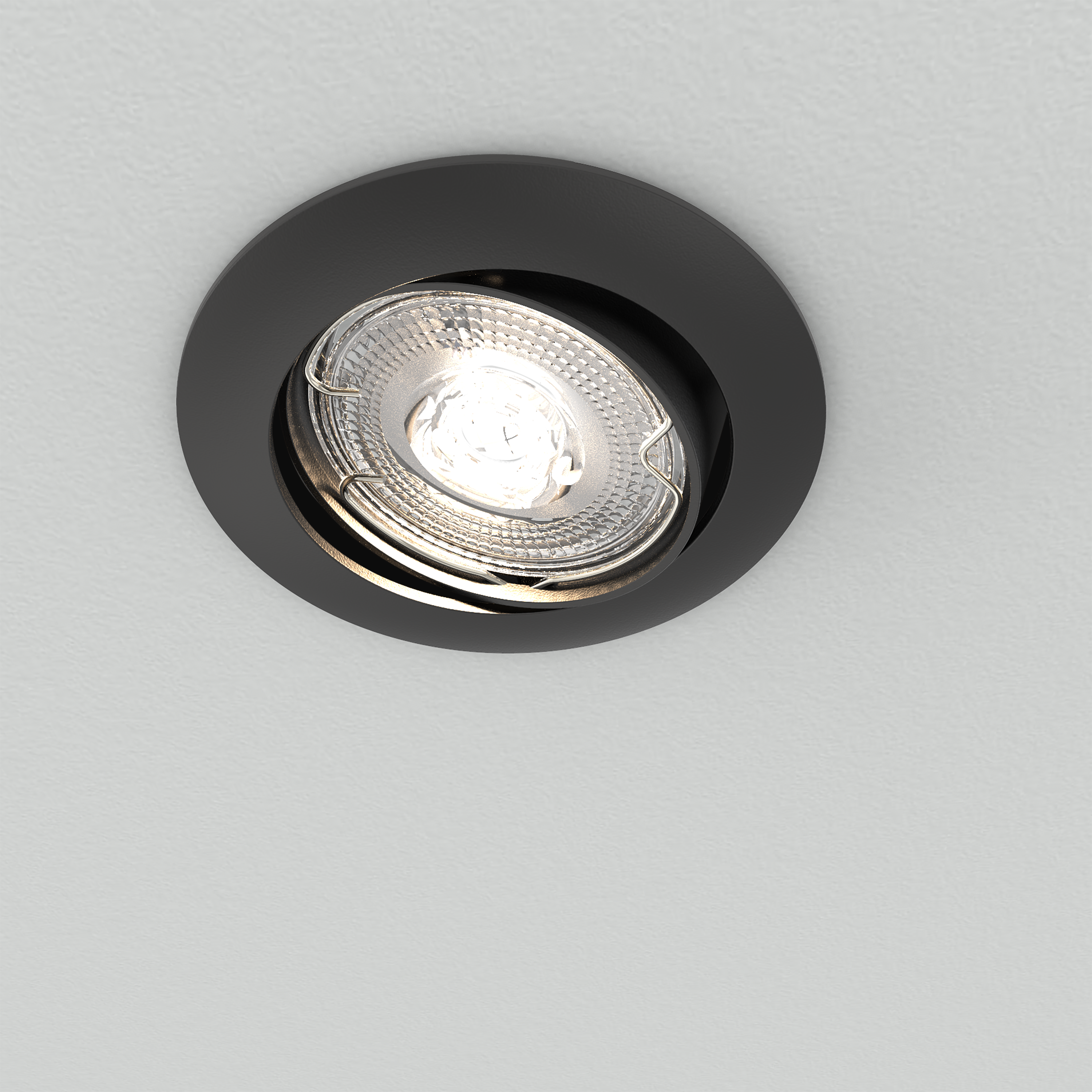 Oprawa wpuszczana oczko Clane 3 szt. GU10 450 lm 3.9W neutralna barwa 8.2 cm czarna IP20 Inspire - 4