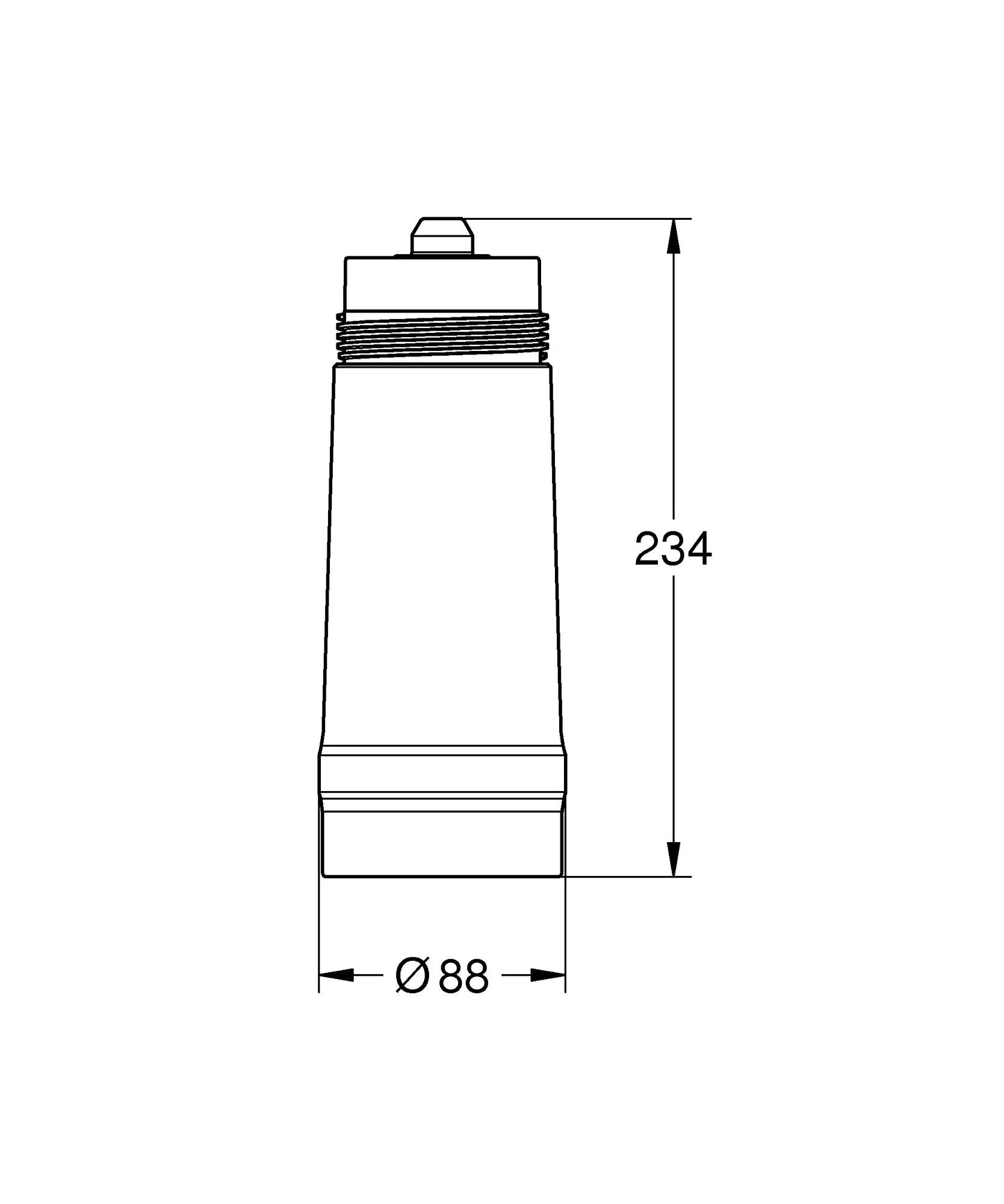 Cartuccia filtro acqua ultrafiltrazione GROHE BLUE - 3