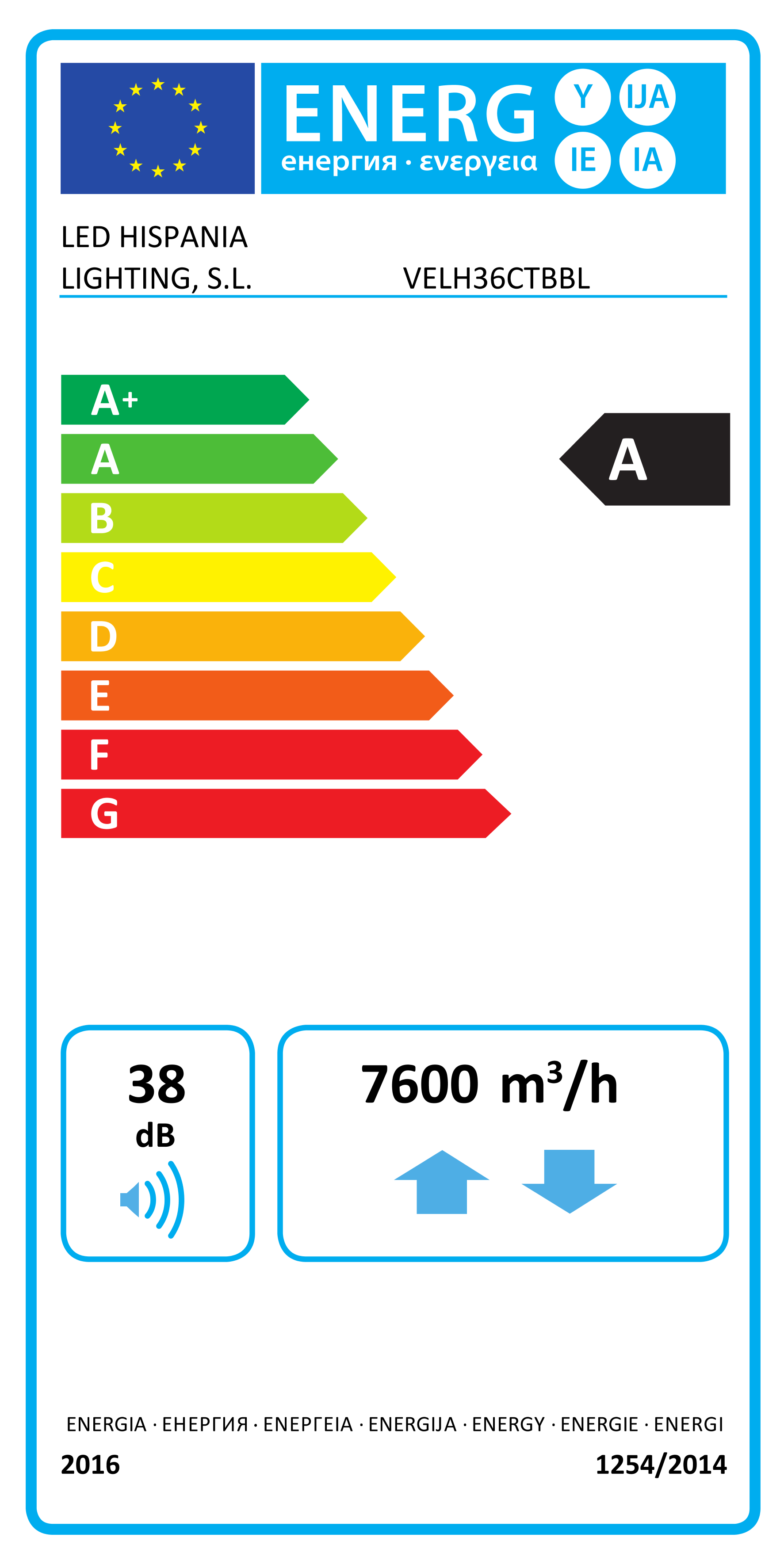 VENTILADOR DE TECHO CON ASPA RETRACTIL Ø91CM CON LUZ - 2