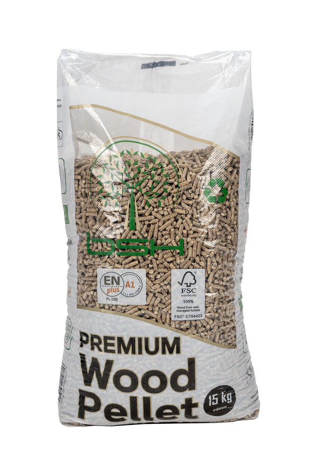 Pellet drzewny A1 6mm 15 kg BSH