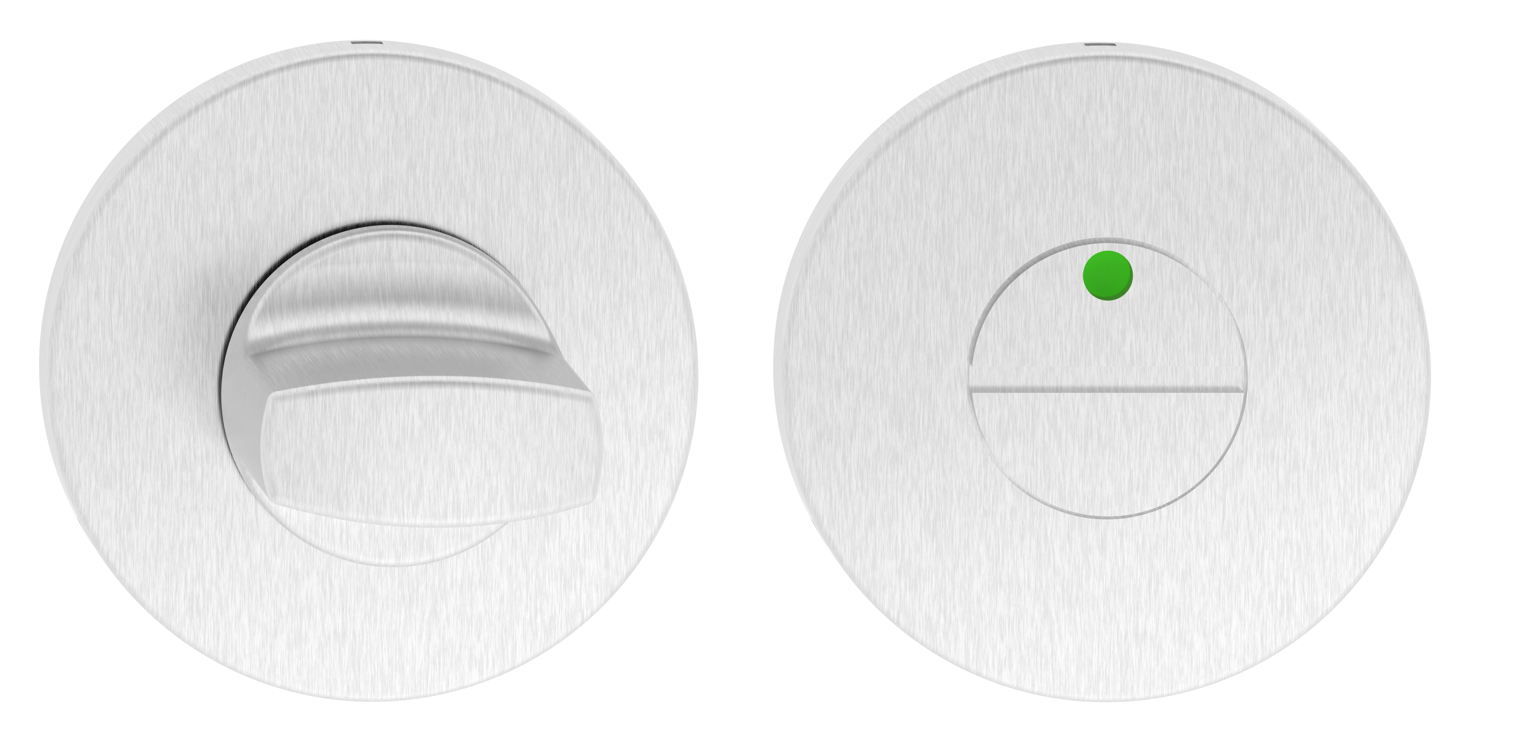 Rozeta pod klamkowa do blokady WC Eleganto/Moderno slim stal nierdzewna Metalbud