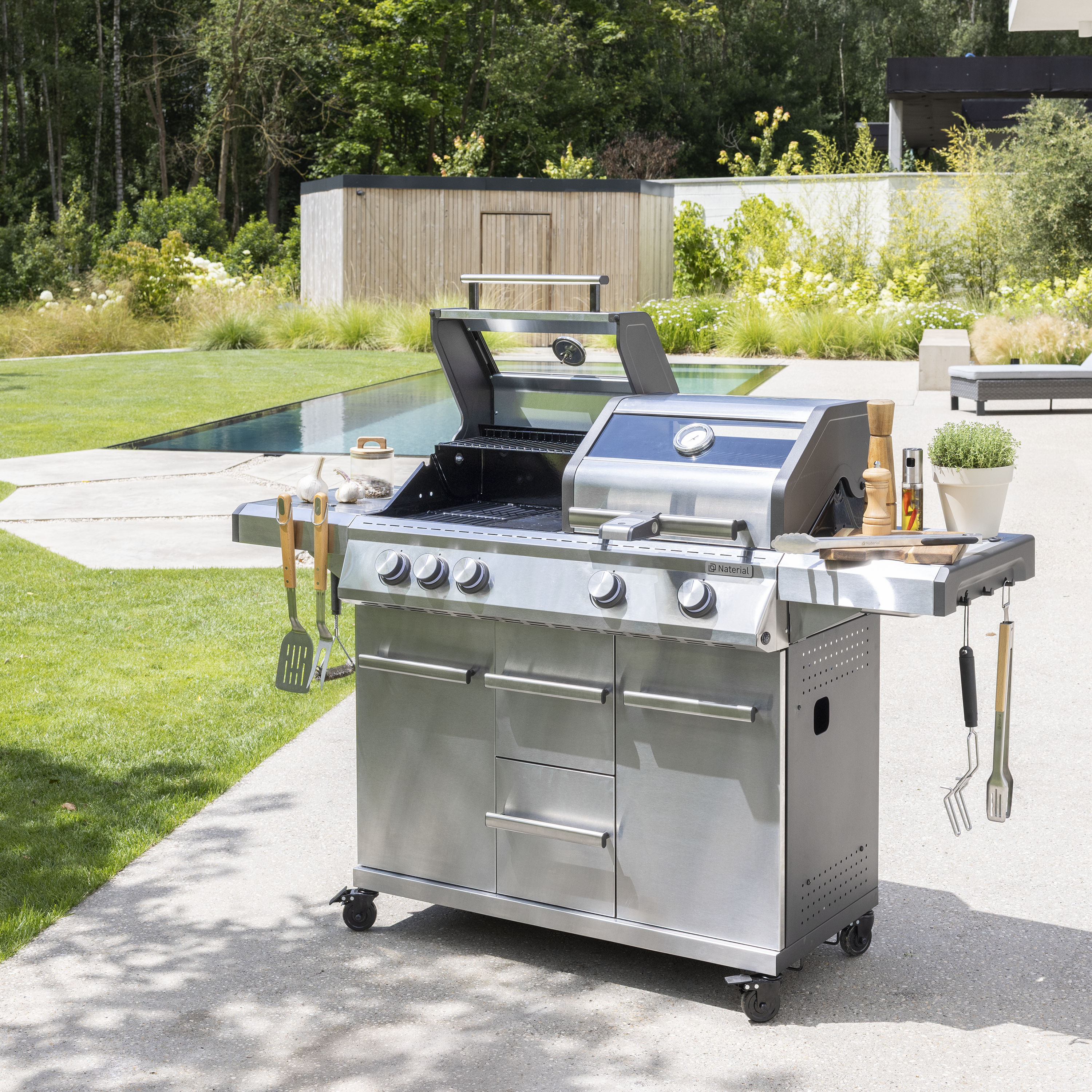 Barbecue a gas Hudson II NATERIAL 4 bruciatori - 5