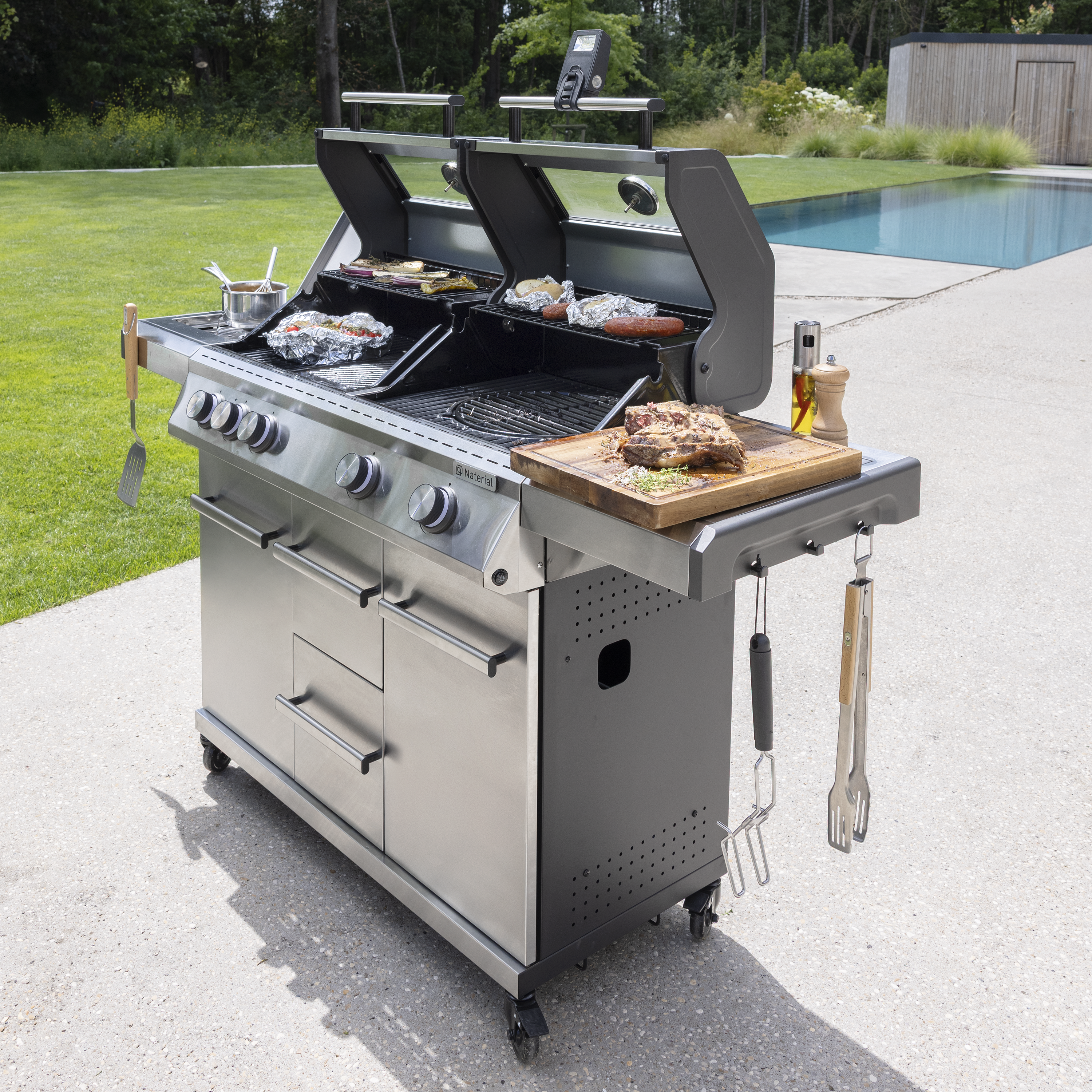 Barbecue a gas Hudson II NATERIAL 4 bruciatori - 4