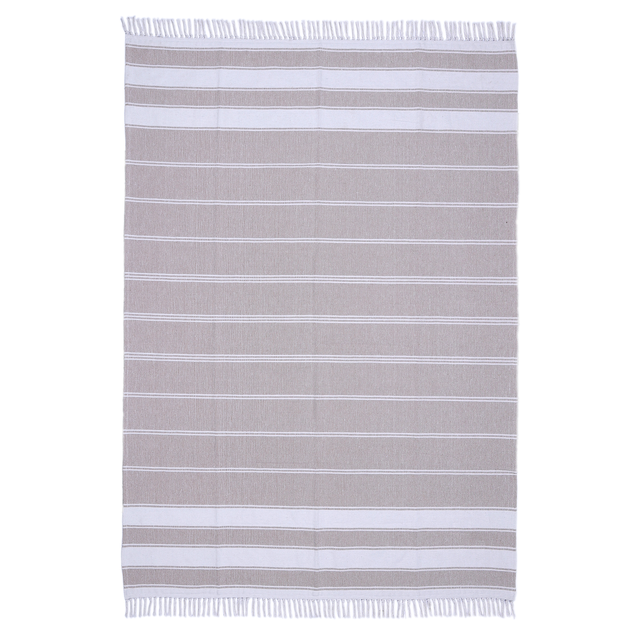 Tapete geométrico Stripy 200x290cm bege Inspire