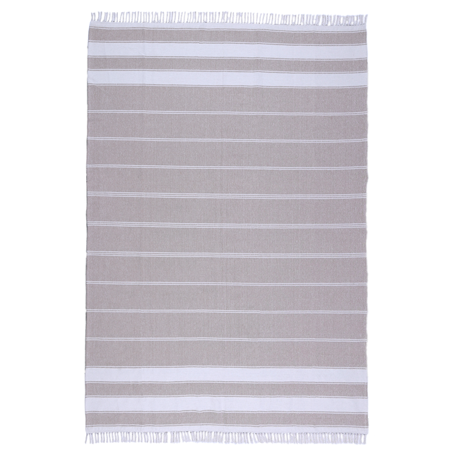 Tapete geométrico Stripy 120x170cm bege Inspire
