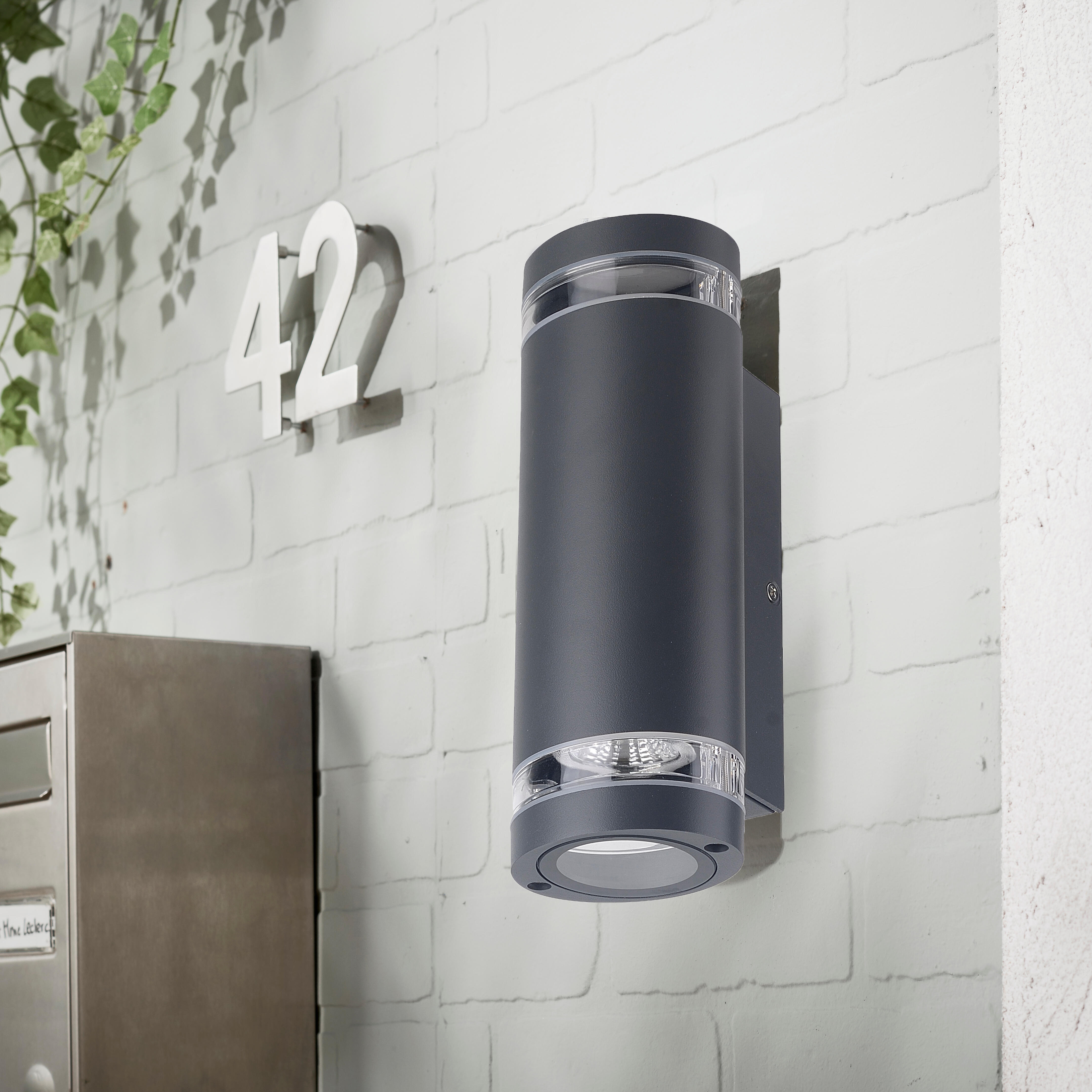 Applique extérieure GU10 max 15W anthracite Ruka INSPIRE - 2