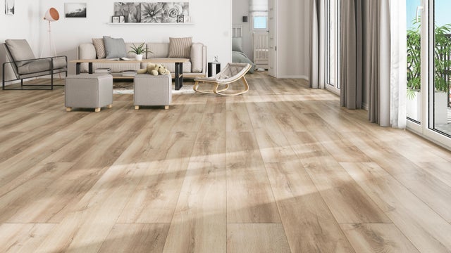 Suelo laminado extrem water resistant 100h 8mm Zaragoza XXL efecto madera natural AC5 NAT340 ARTENS