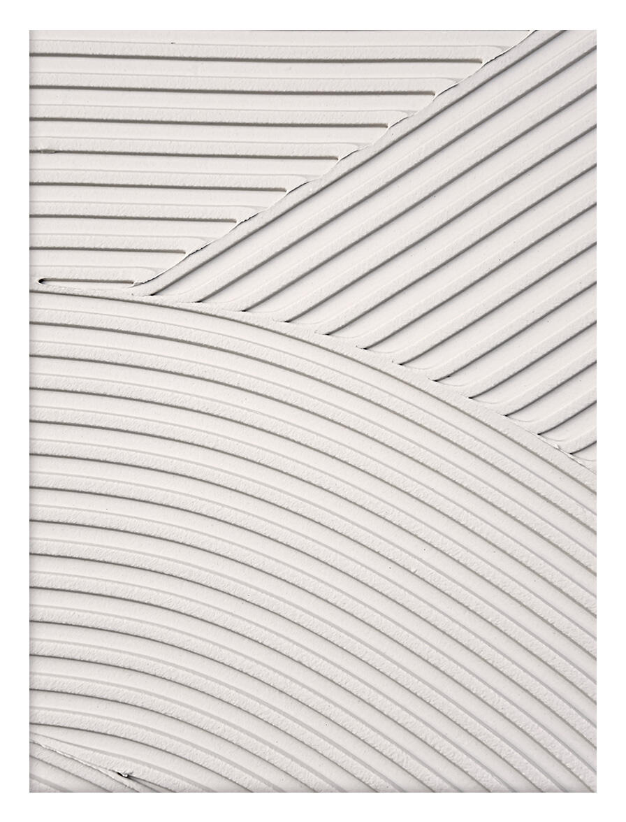 Gad Gonzalez Arte Y Decoración  Cuadro Pintura Impresa Enmarcada Zen Rectangular De 32 X 42 Cm. Plexiglás Lineal Marco Color Blanco , Leroy Merlin