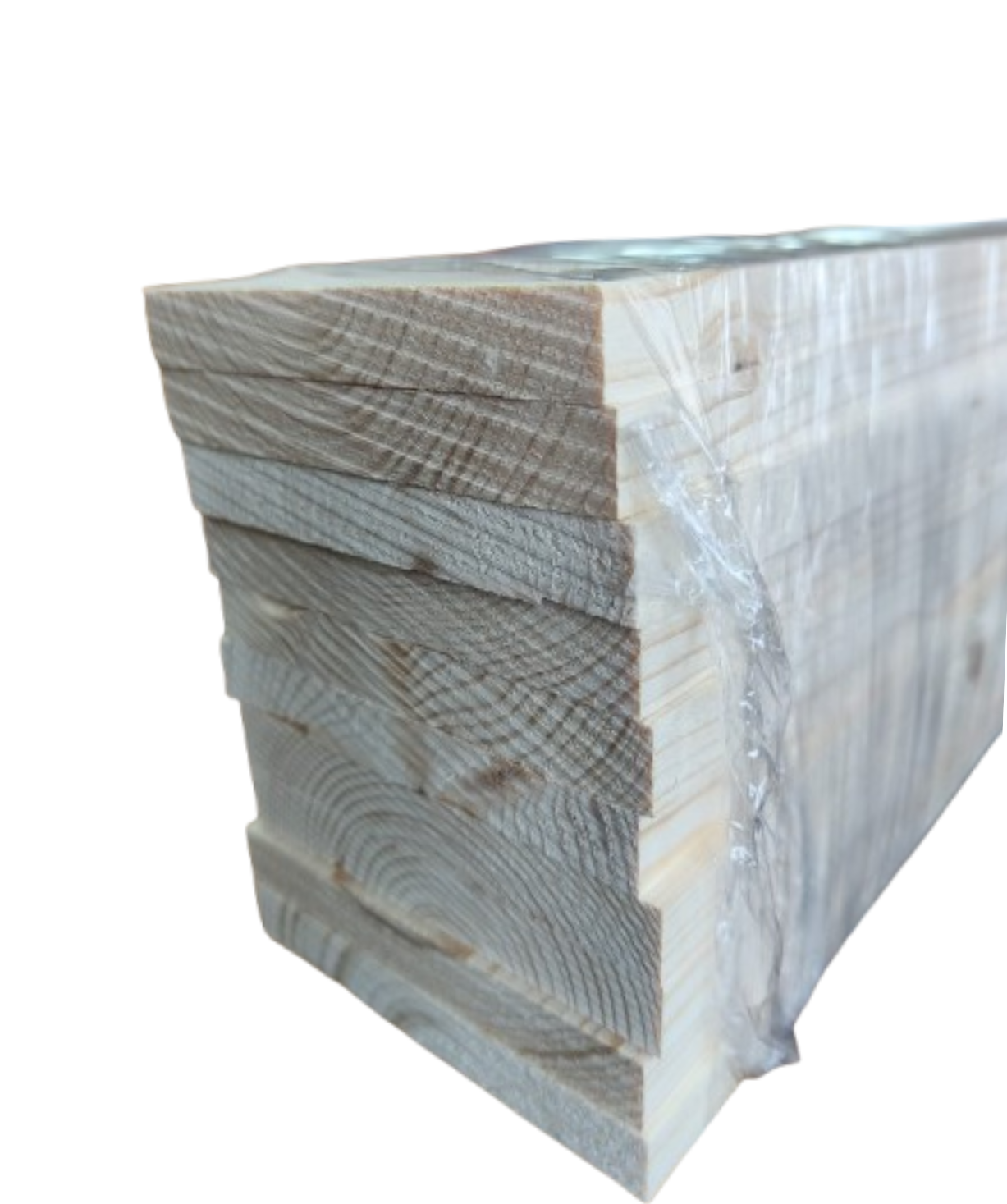 Pack de 10 rodapiés de abeto natural 9,5x255 cm y 12 mm de espesor
 - 5