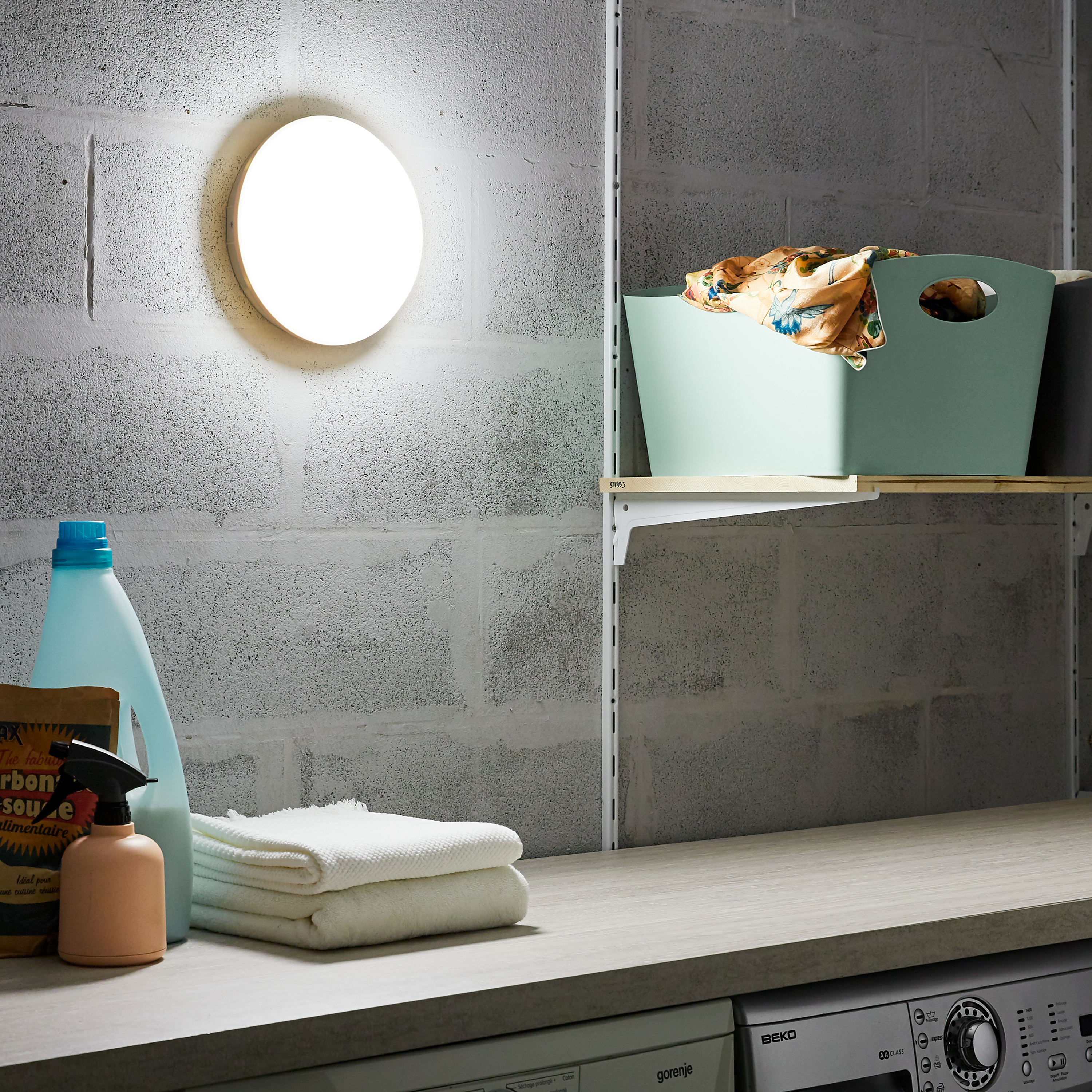 Hublot extérieur IP65 Led rond D.25 cm 1620 Lm blanc neutre, Ezy blanc INSPIRE - 3