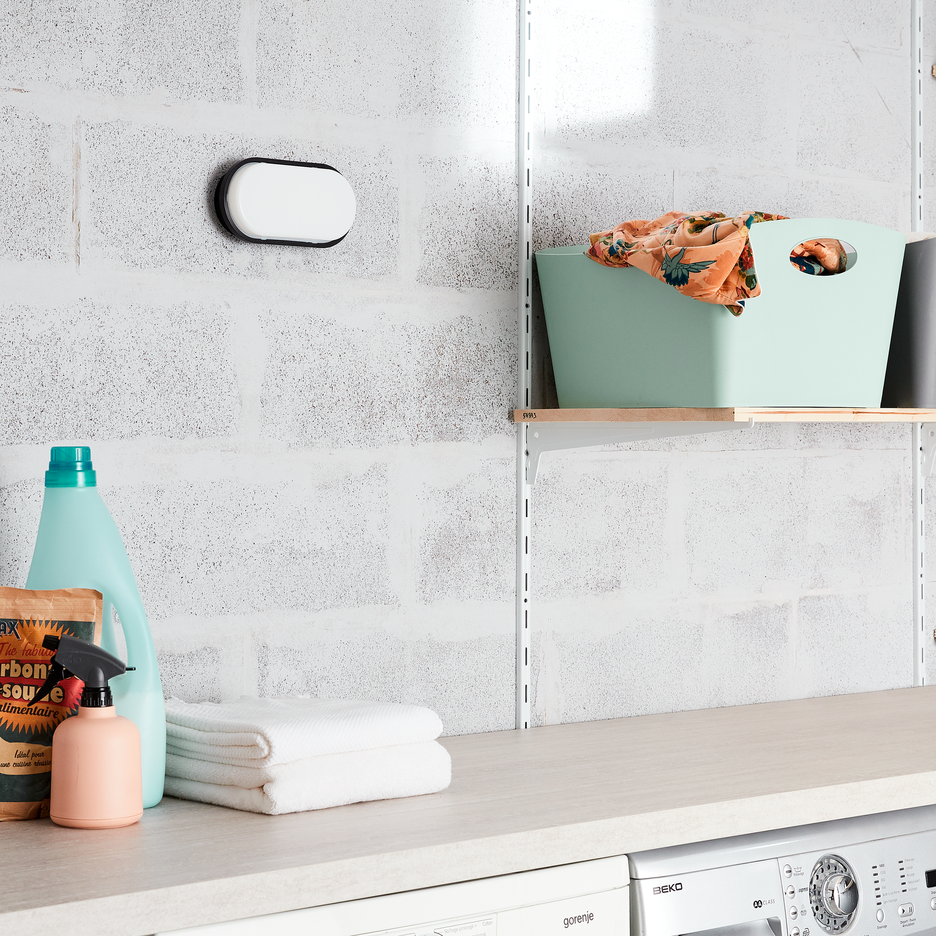 Plafon Ezy czarny 21 cm IP65 LED Inspire - 4