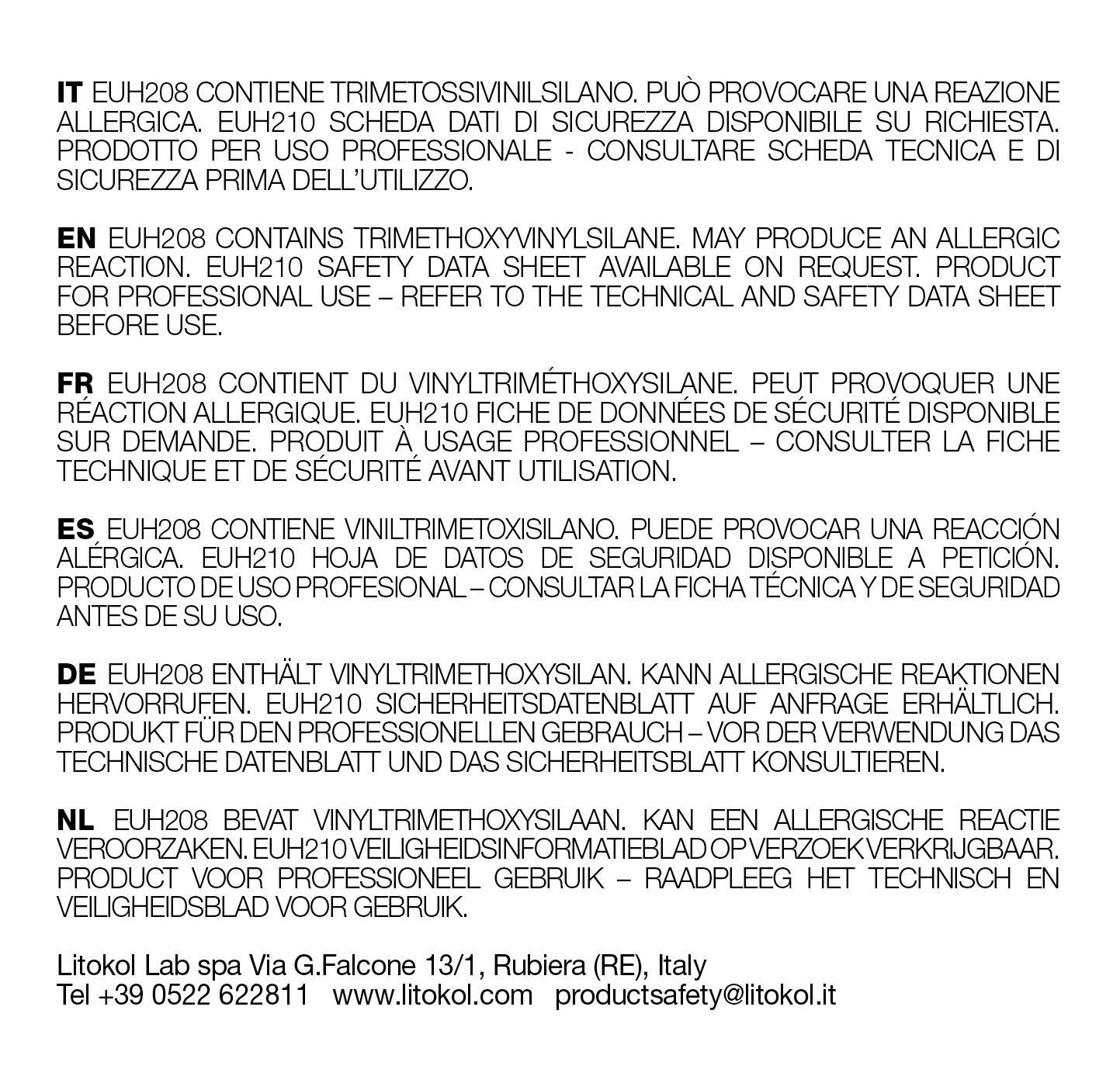 Colla per fissare LITOKOL 5 ml - 2