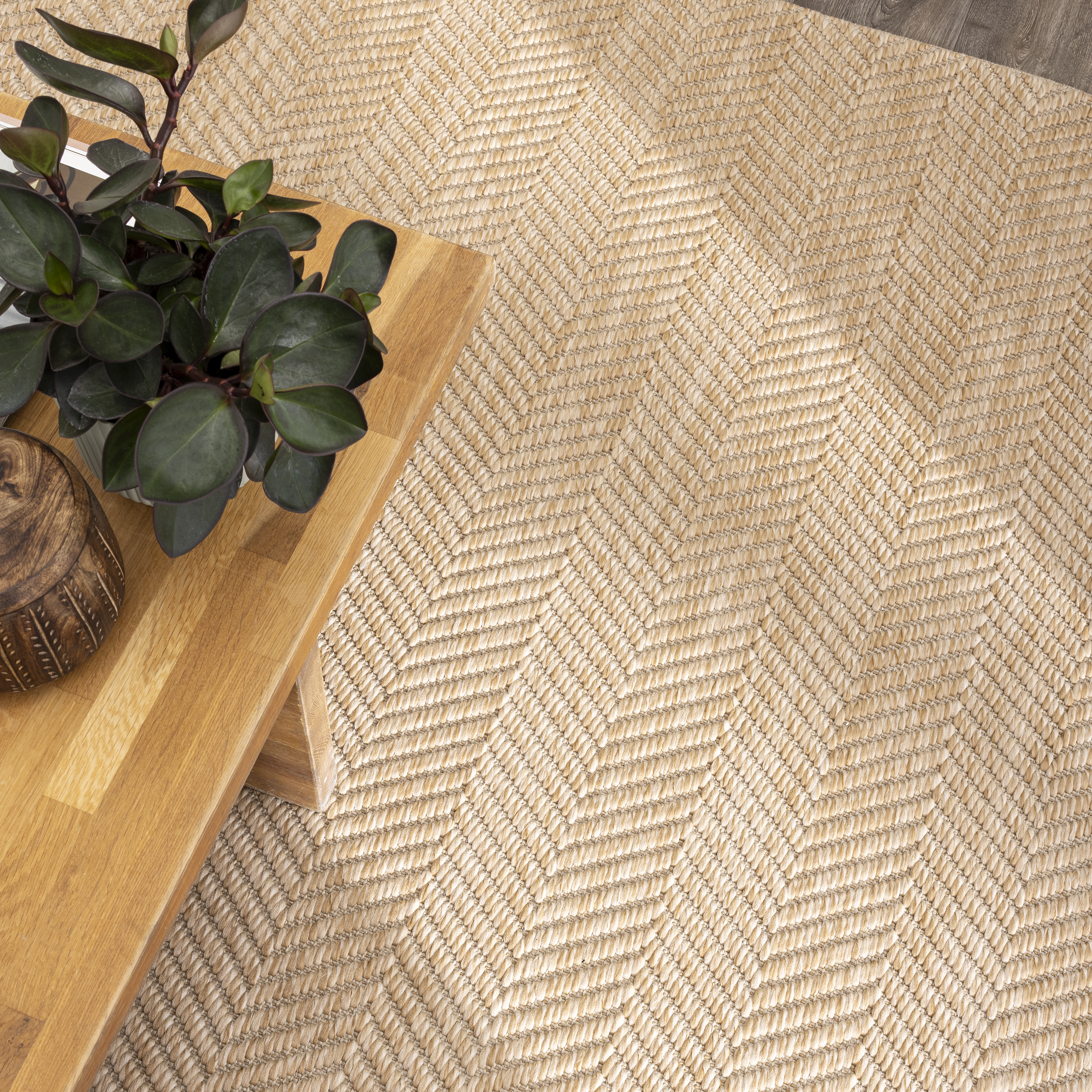Tapete liso Waves 120x170cm castanho Inspire - 4