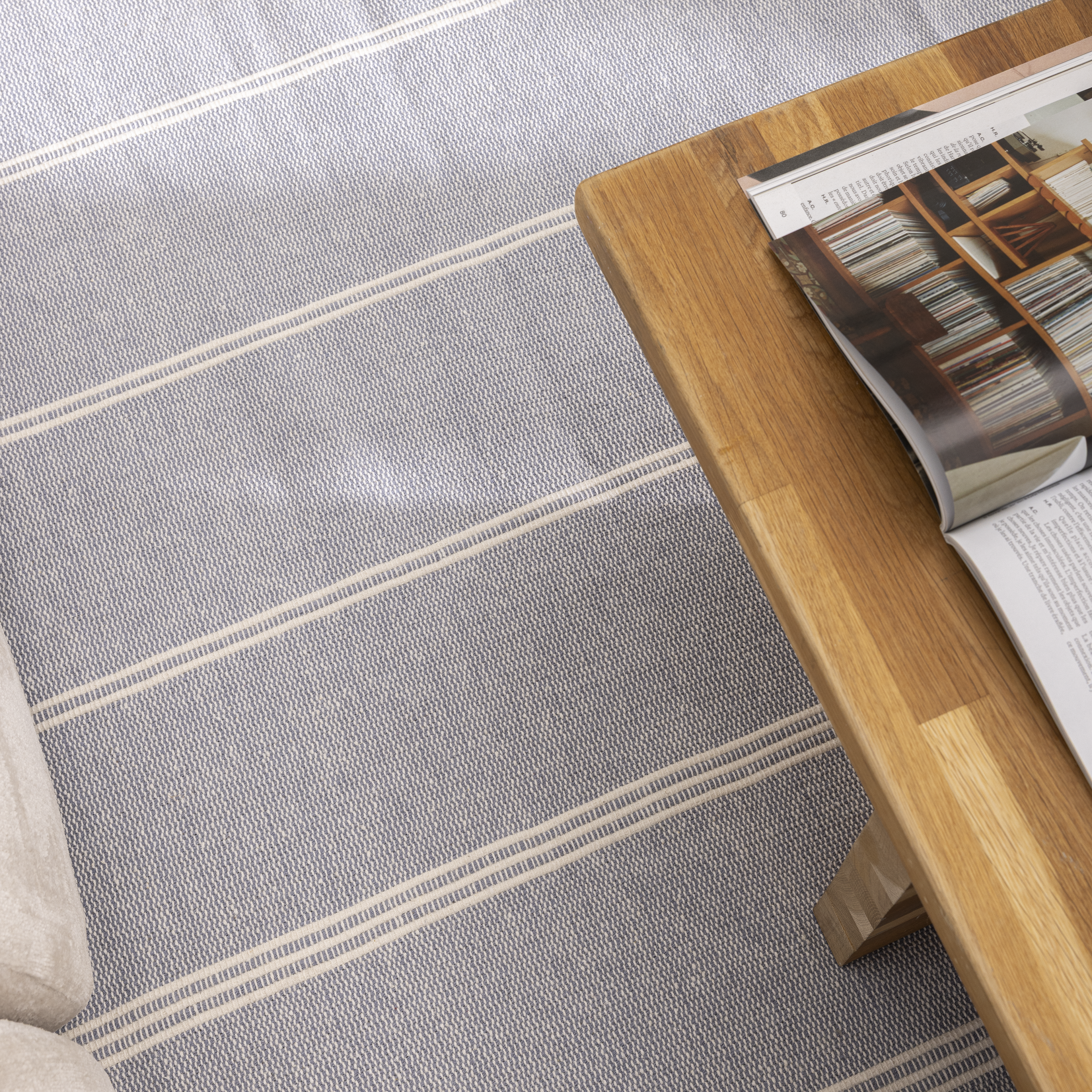 Tapete geométrico Stripy 60x120cm azul Inspire - 4